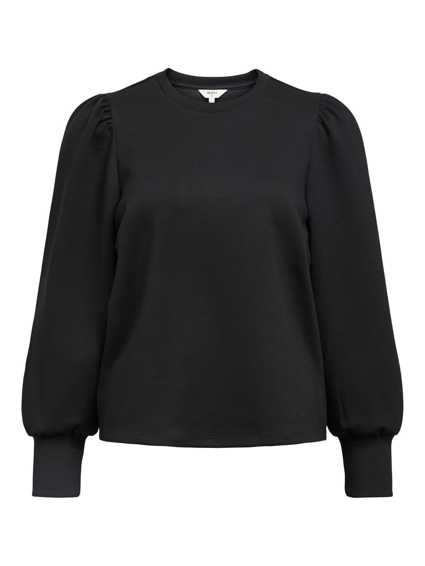 Object OBJANDREA RE L/S O-NECK TOP NOOS Black 00114219-EKA22000400000001