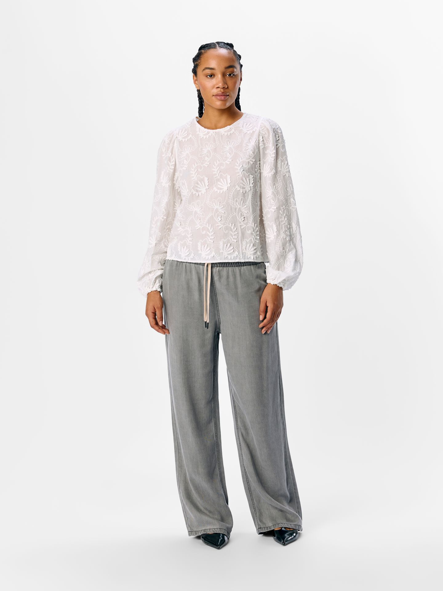 Object OBJMYA RE L/S TOP NOOS Cloud Dancer 2900162733021