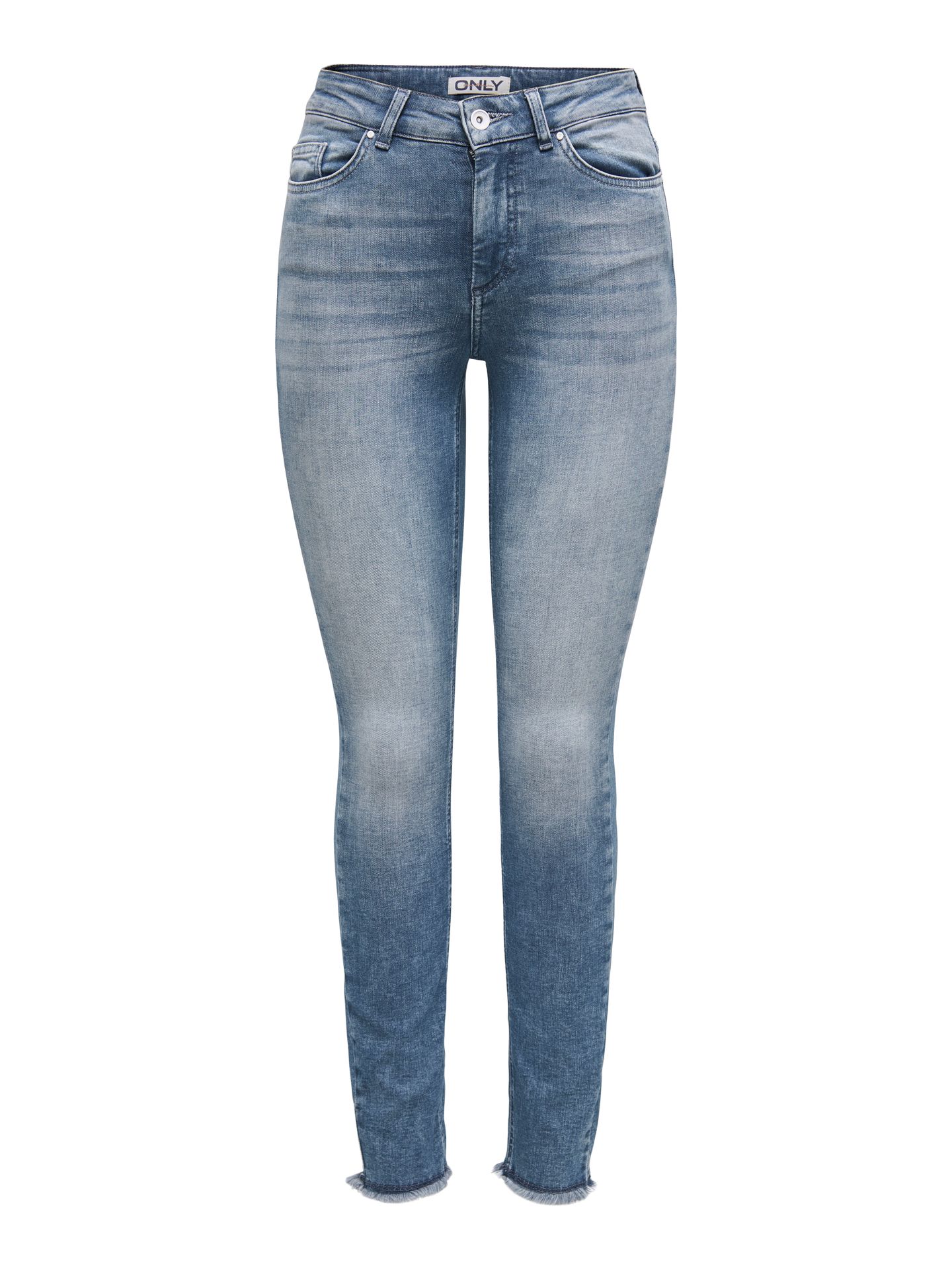 Only ONLBLUSH MID SK ANK RW DNM REA158 Special Blue Grey Denim 00114221-EKA26011400000066