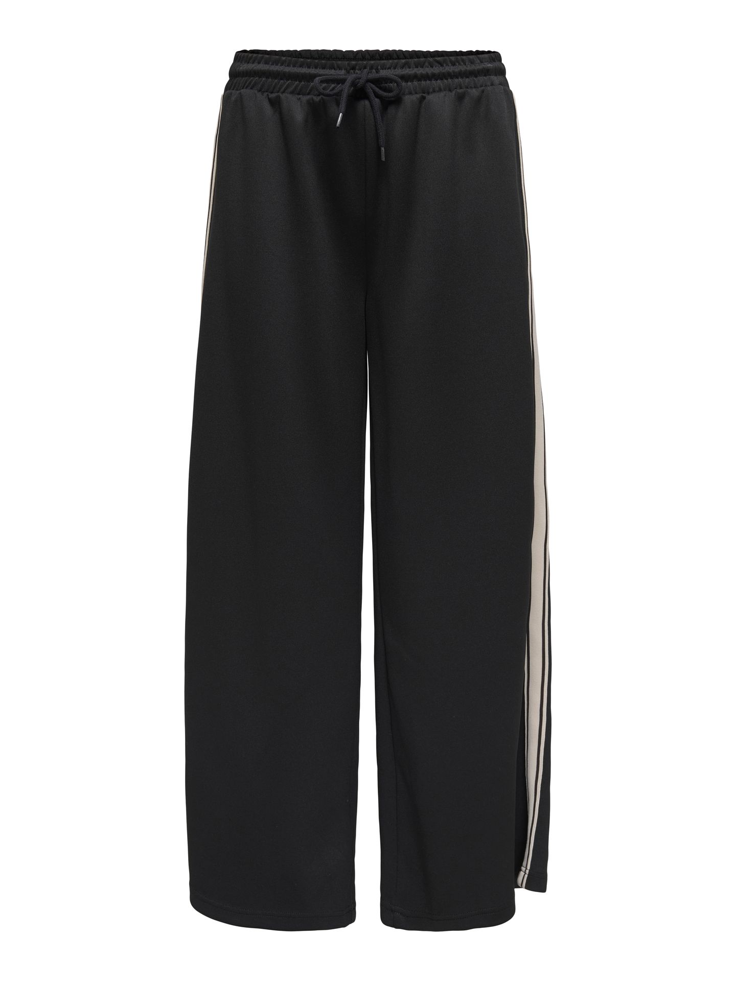 Only ONLASTA WIDE STRIPE PANTS SWT Black/With Clara Leo 00114222-EKA26011400000166