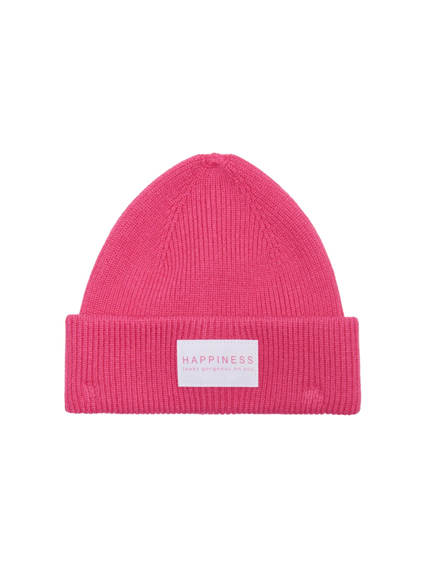Only KOGALPHA LIFE PATCH RIB BEANIE ACC Magenta 00114223-EKA26011400003043