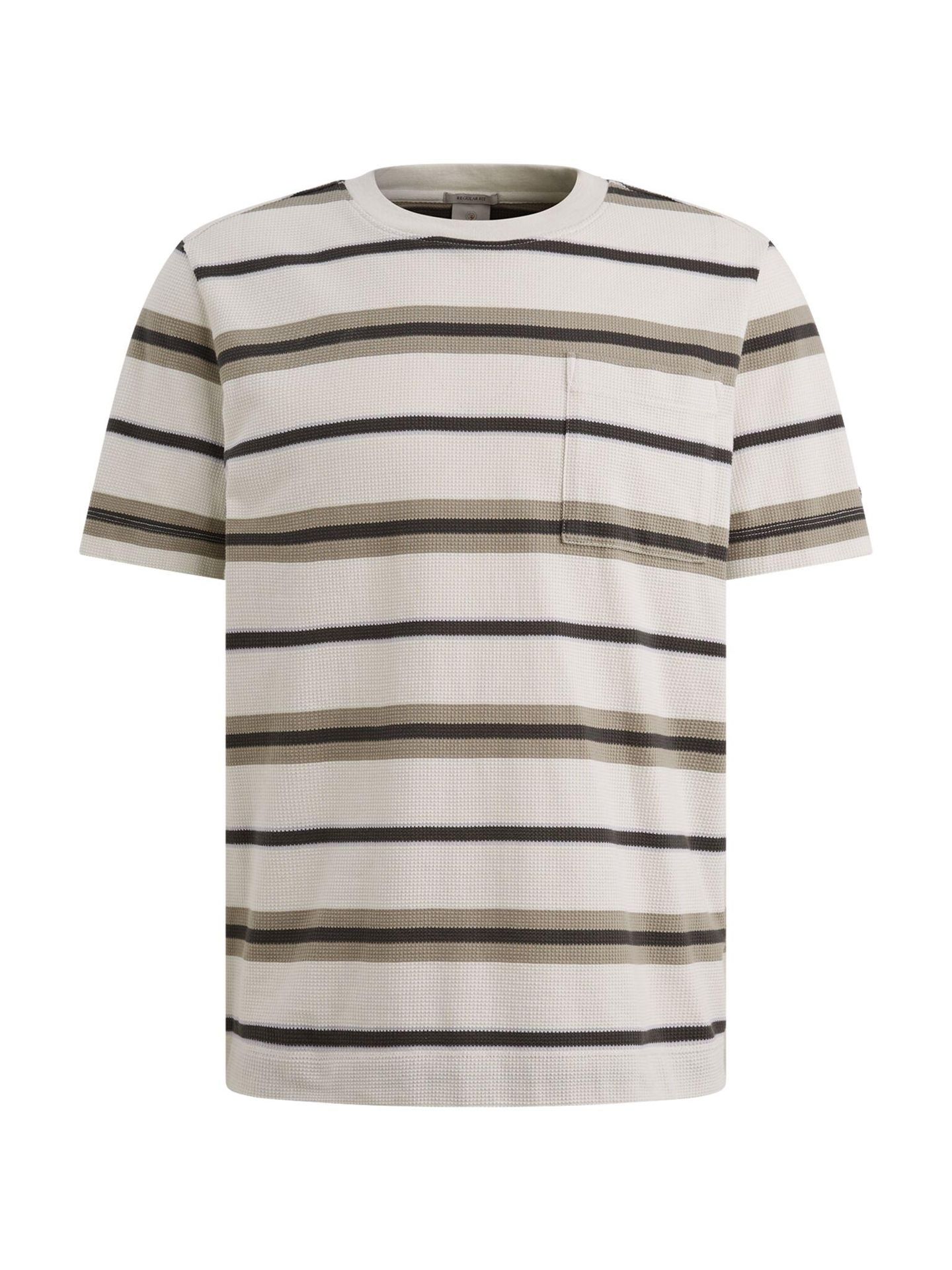 Cast Iron Short sleeve r-neck regular fit st White Onyx 00114225-7178