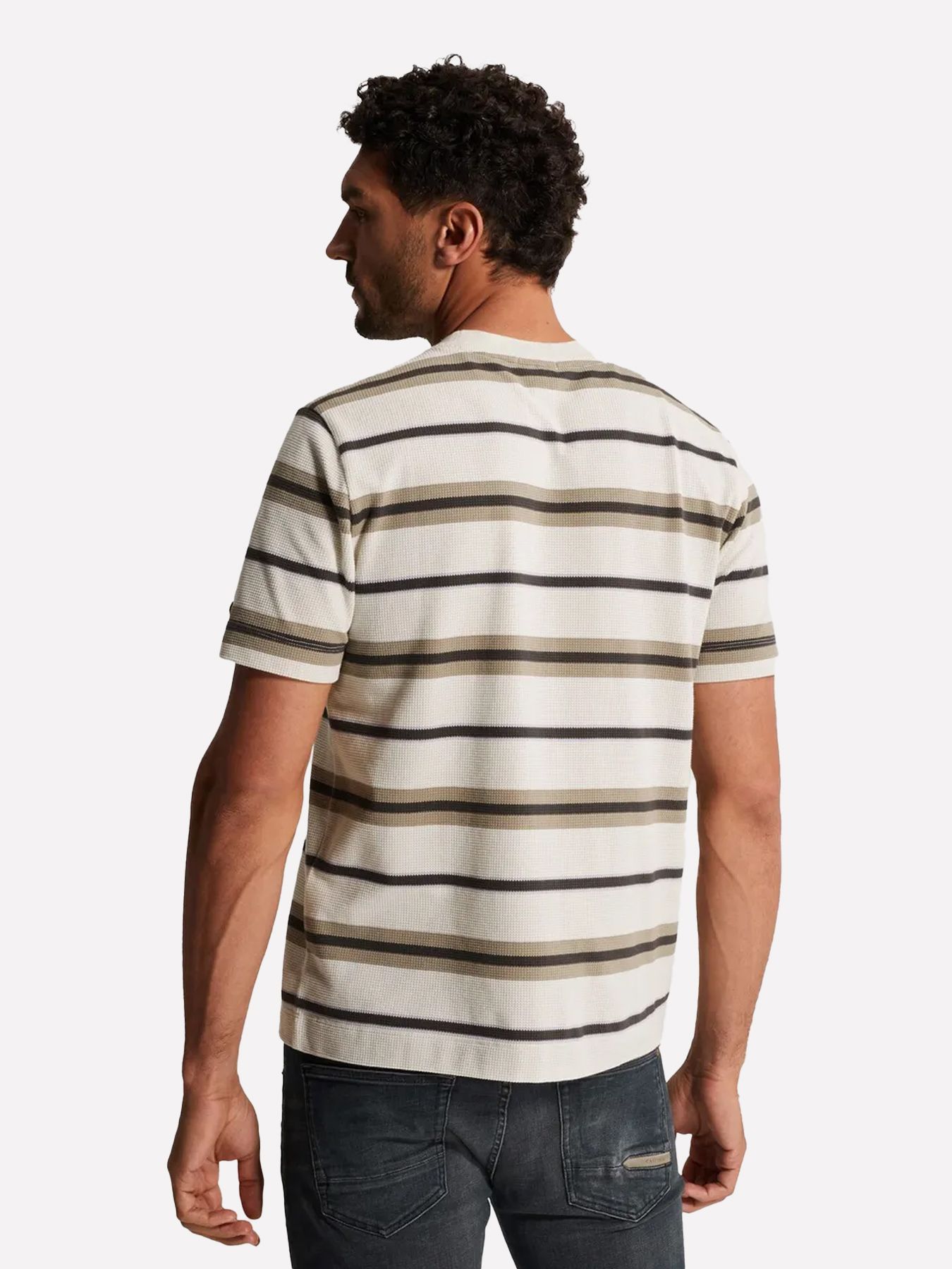 Cast Iron Short sleeve r-neck regular fit st White Onyx 2900158475027