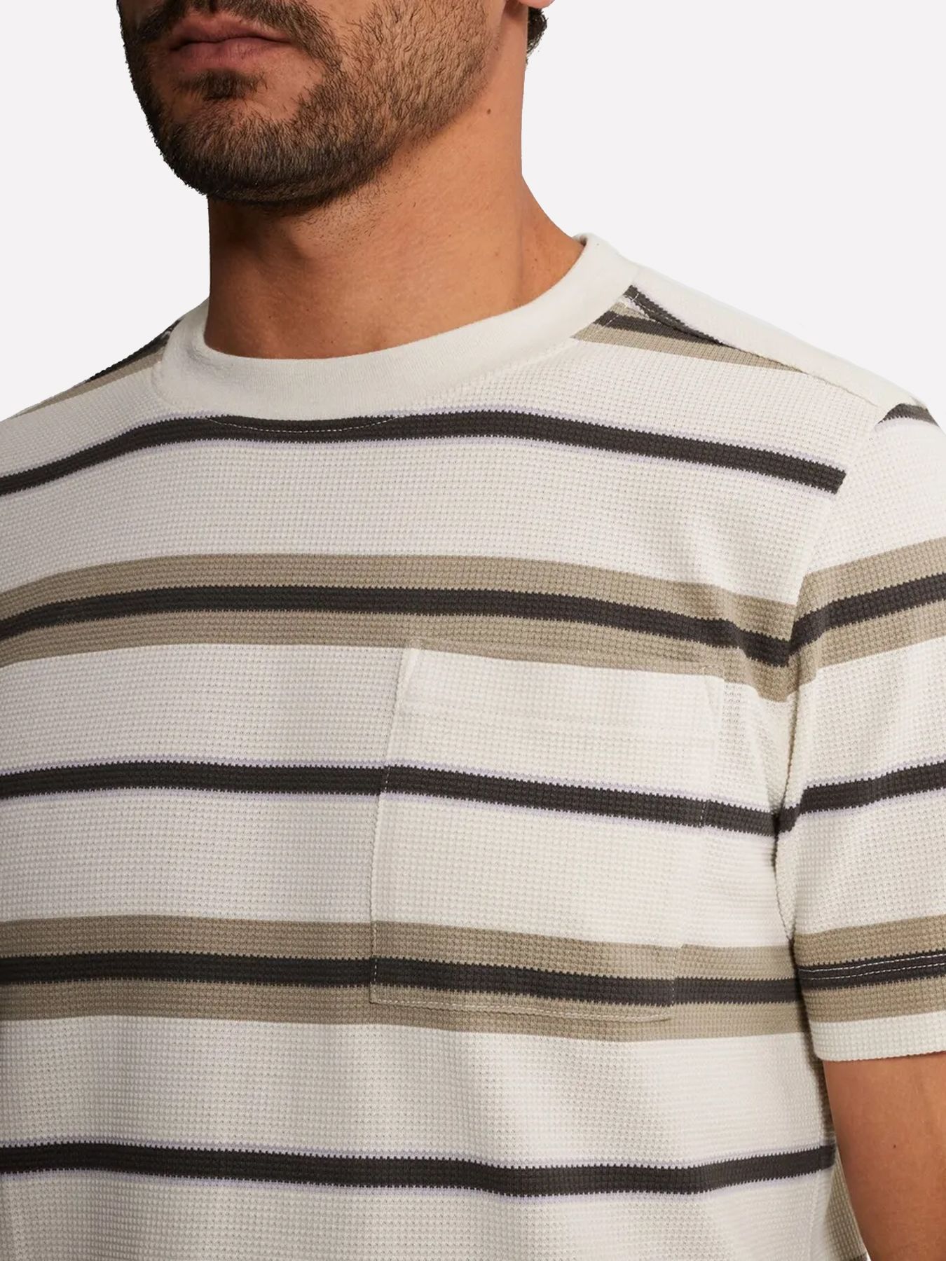 Cast Iron Short sleeve r-neck regular fit st White Onyx 2900158475027