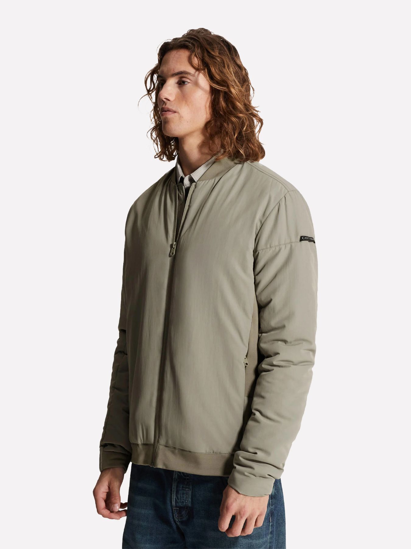 Cast Iron Bomber jacket Light weight Bomberj Dried Sage 2900158484029