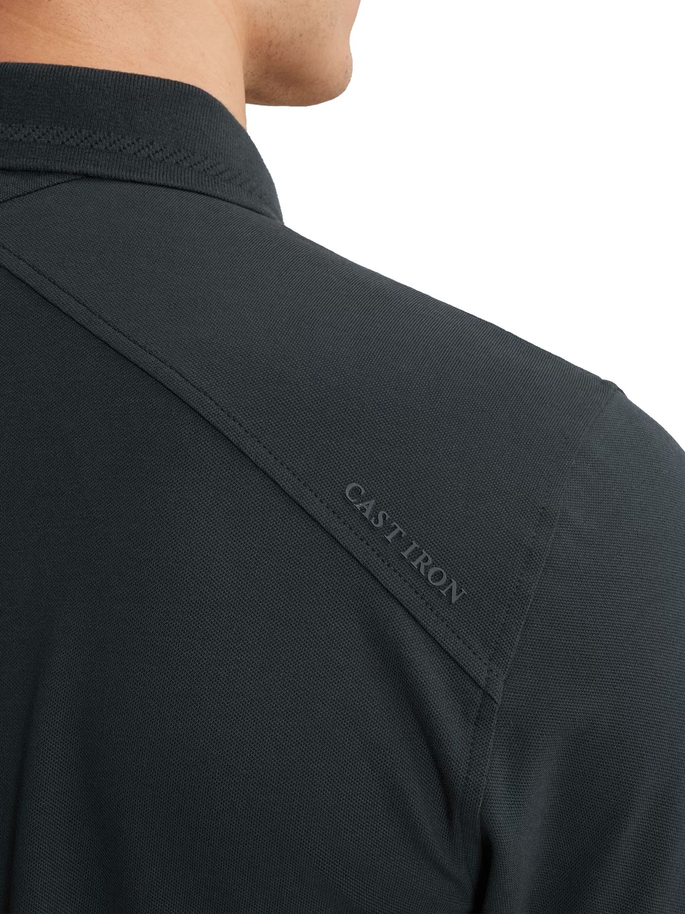 Cast Iron Short sleeve polo slim fit fine pi Sea Storm 2900158486047