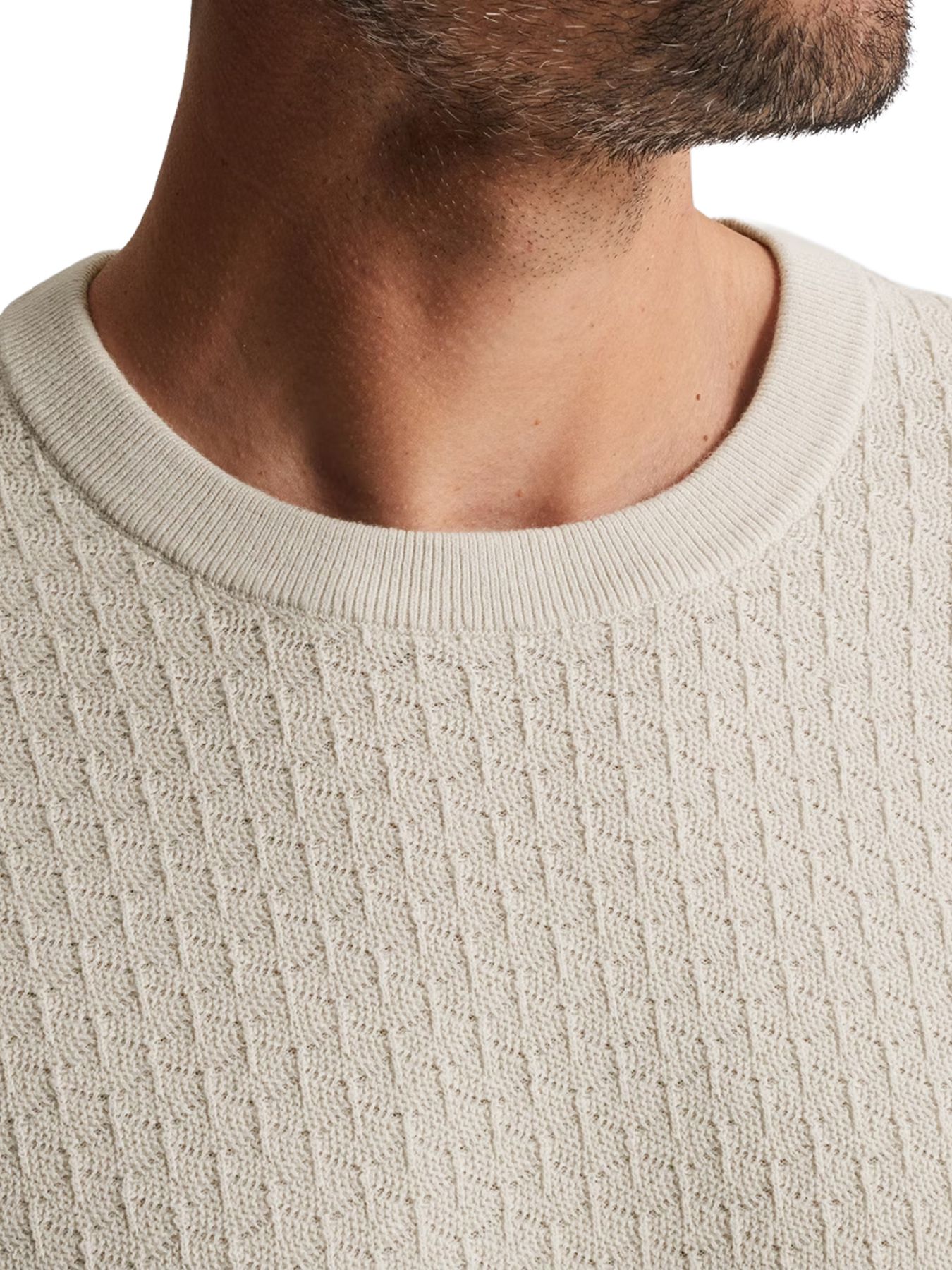 Cast Iron Short sleeve r-neck regular fit co White Onyx 2900158492048