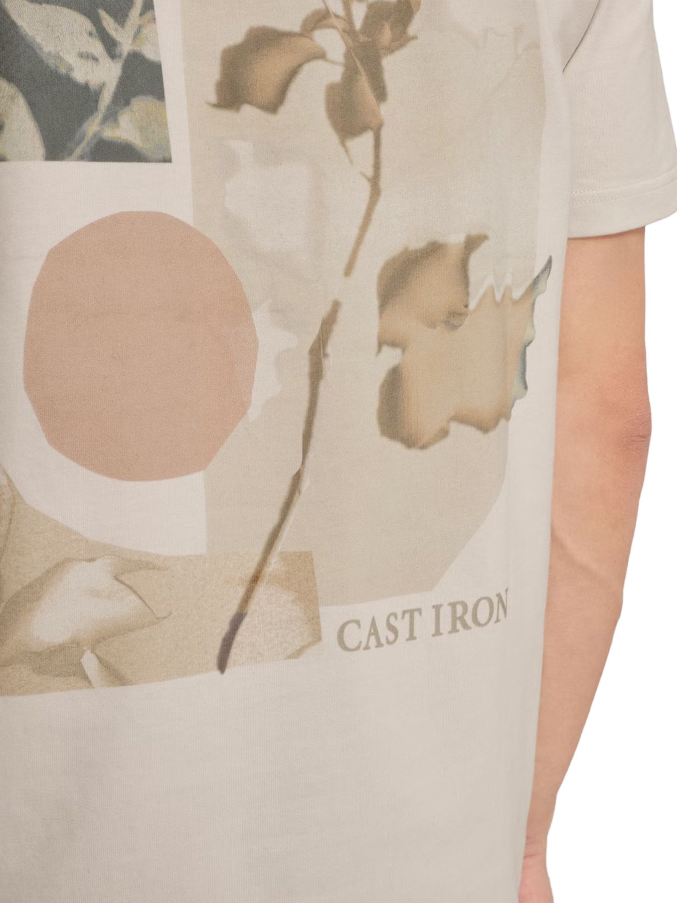 Cast Iron Short sleeve r-neck relaxed fit pe White Onyx 2900158494011