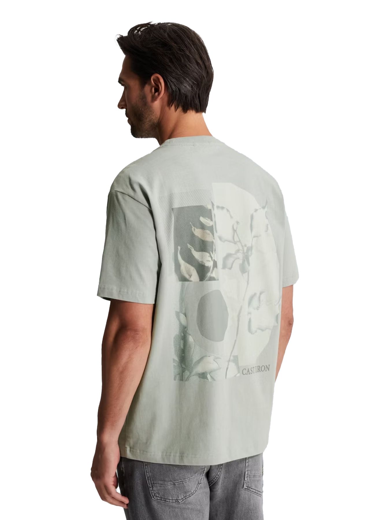 Cast Iron Short sleeve r-neck relaxed fit pe Belgain Block 2900158495018