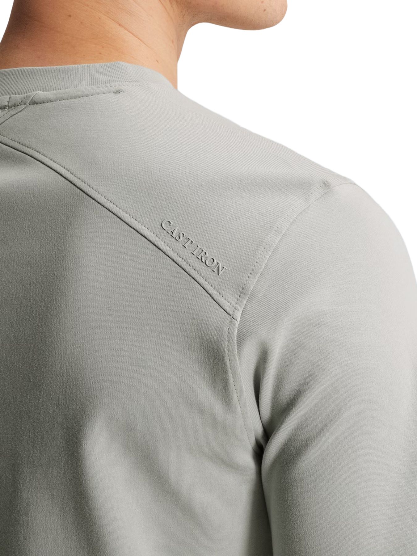 Cast Iron Short sleeve r-neck regular fit in Belgain Block 2900158498033