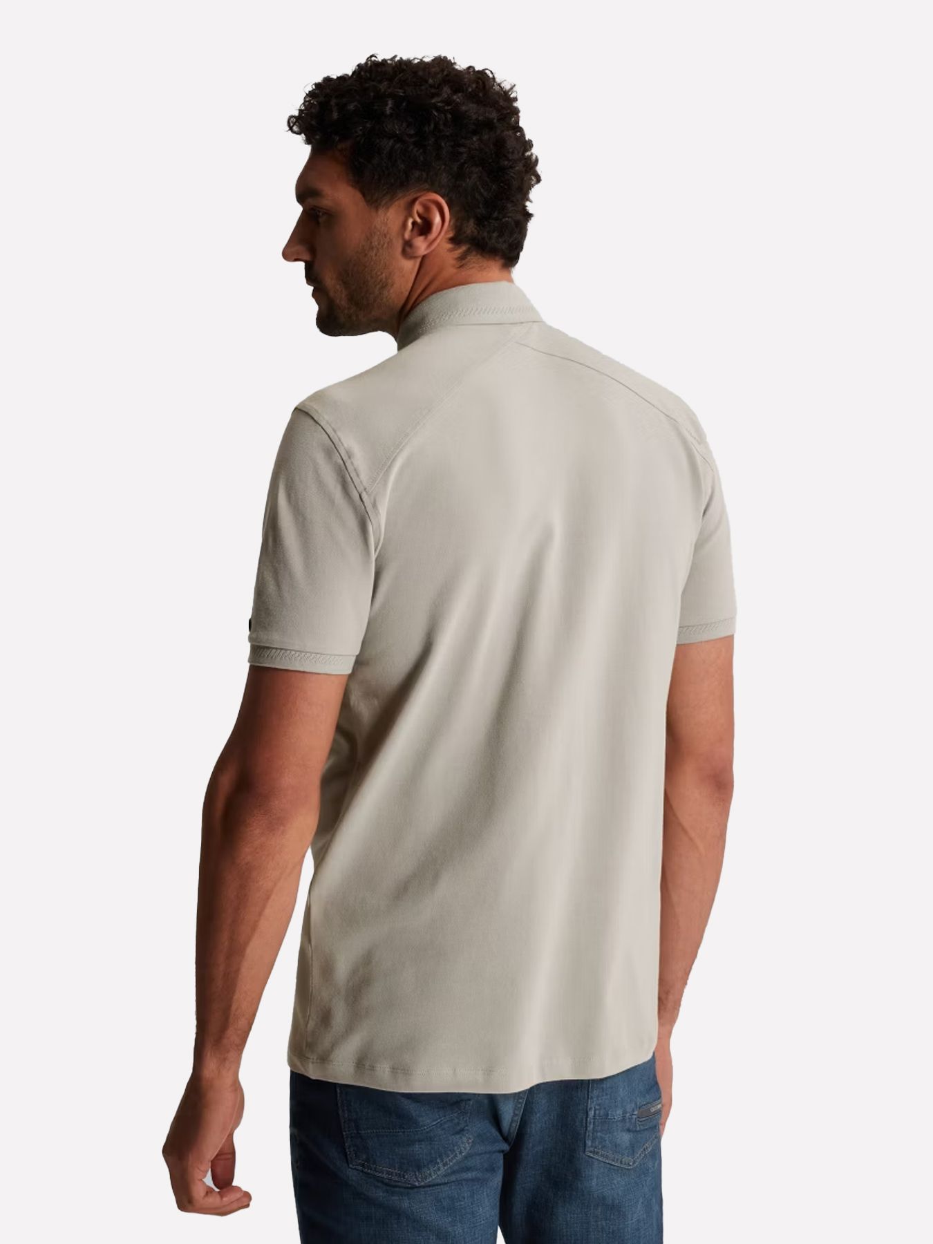 Cast Iron Short sleeve polo slim fit fine pi Belgain Block 2900158500033