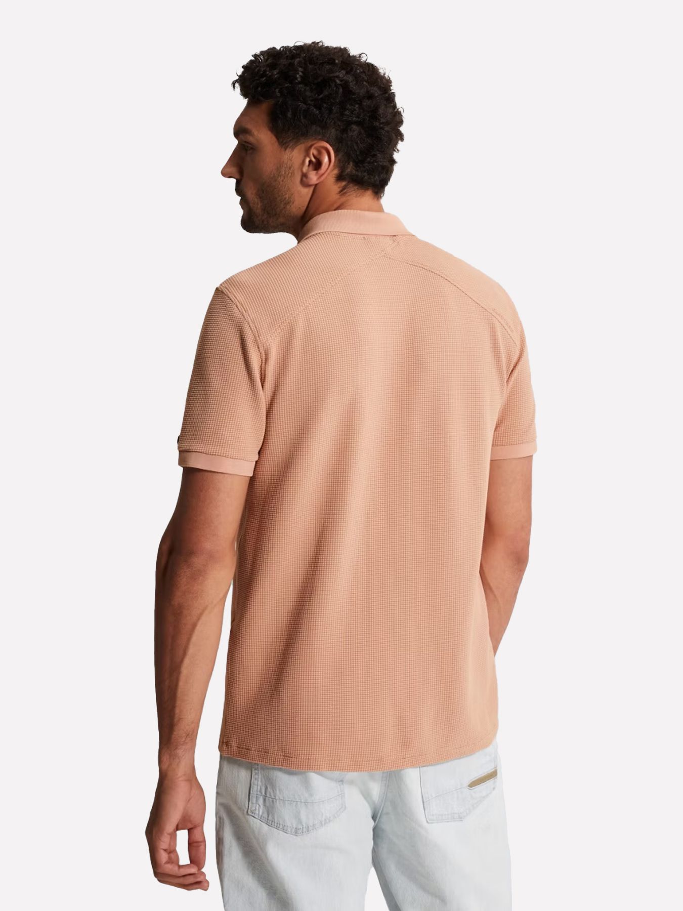 Cast Iron Short sleeve r-neck regular fit tw Cafe Creme 2900158501016