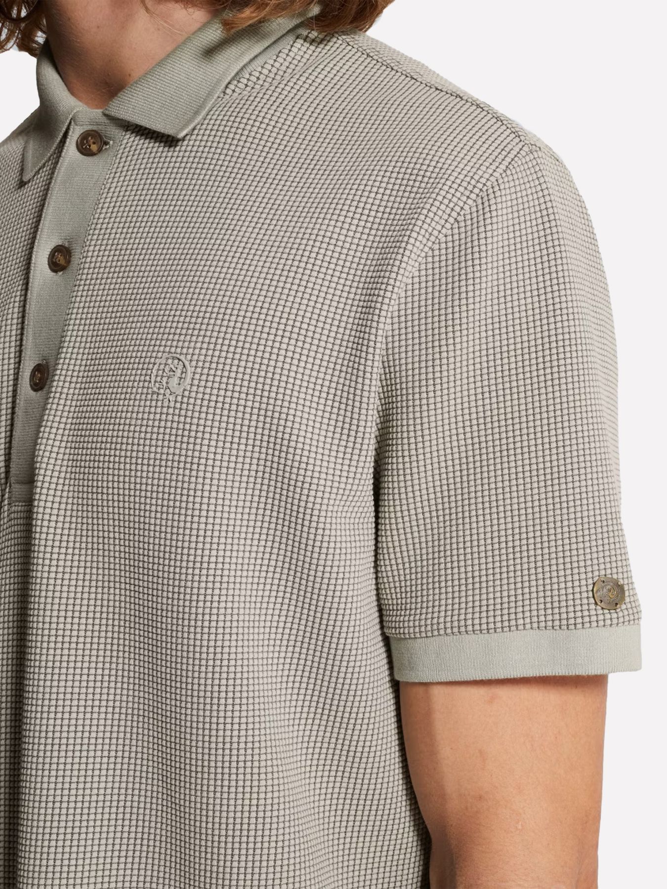 Cast Iron Short sleeve r-neck regular fit tw Belgain Block 2900158504048