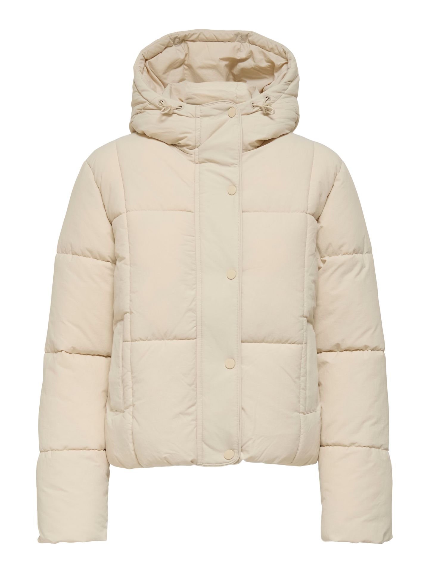 JDY JDYWONDER SHORT HOOD PUFFER OTW SIJ Moonbeam 00114247-EKA26011400000876