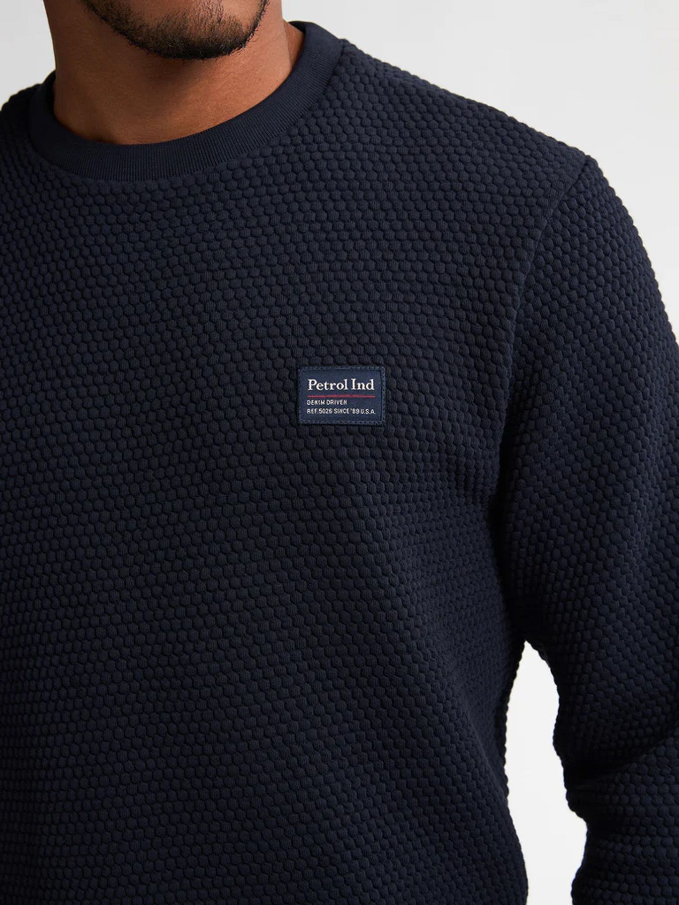 Petrol Industries Men Sweater Round Neck 5092 royal navy 2900158525043 Petrol Industries Men Sweater Round Neck 5092 royal navy 2900158525043