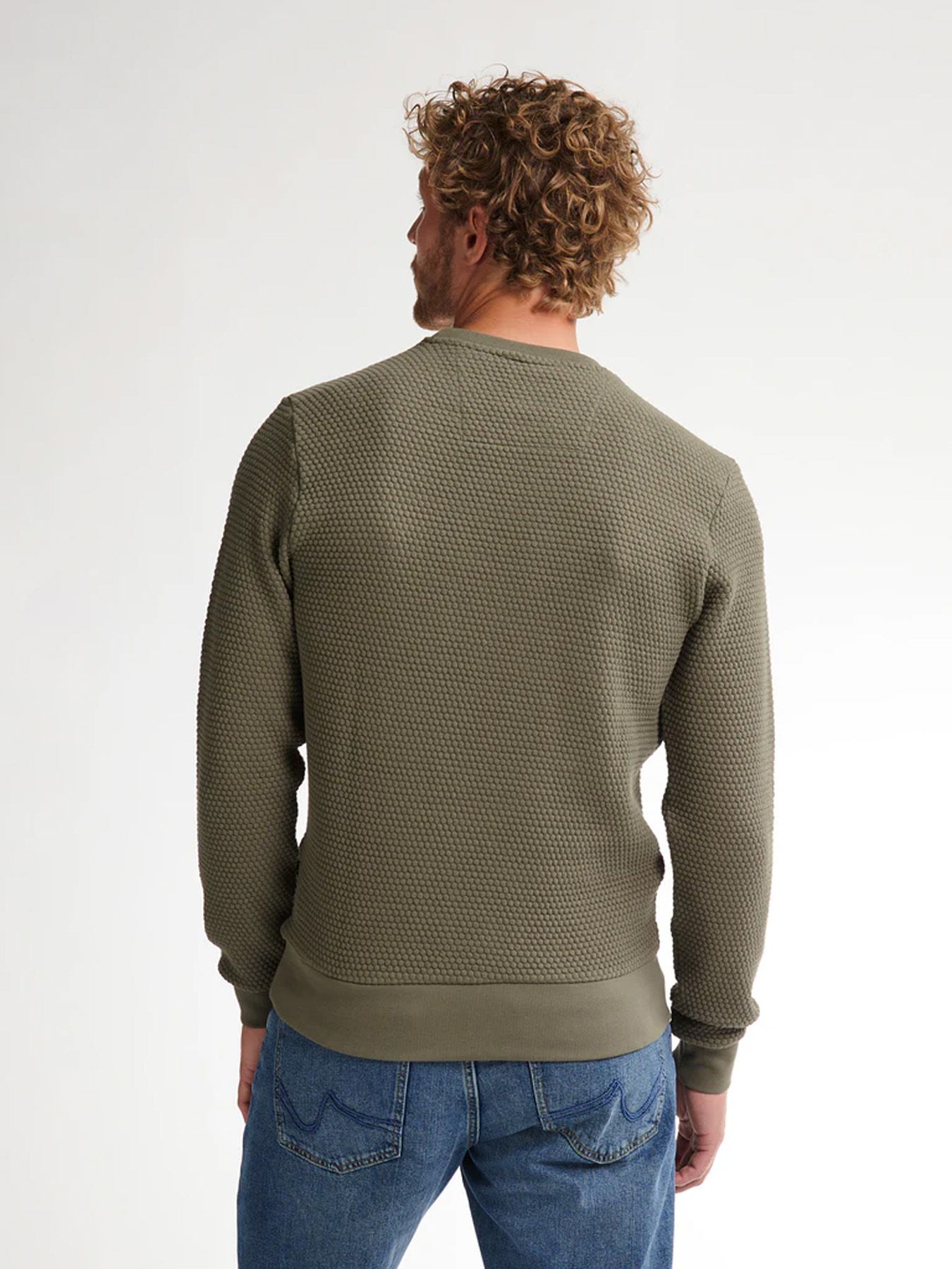 Petrol Industries Men Sweater Round Neck 6174 mossy stone 2900158526088 Petrol Industries Men Sweater Round Neck 6174 mossy stone 2900158526088