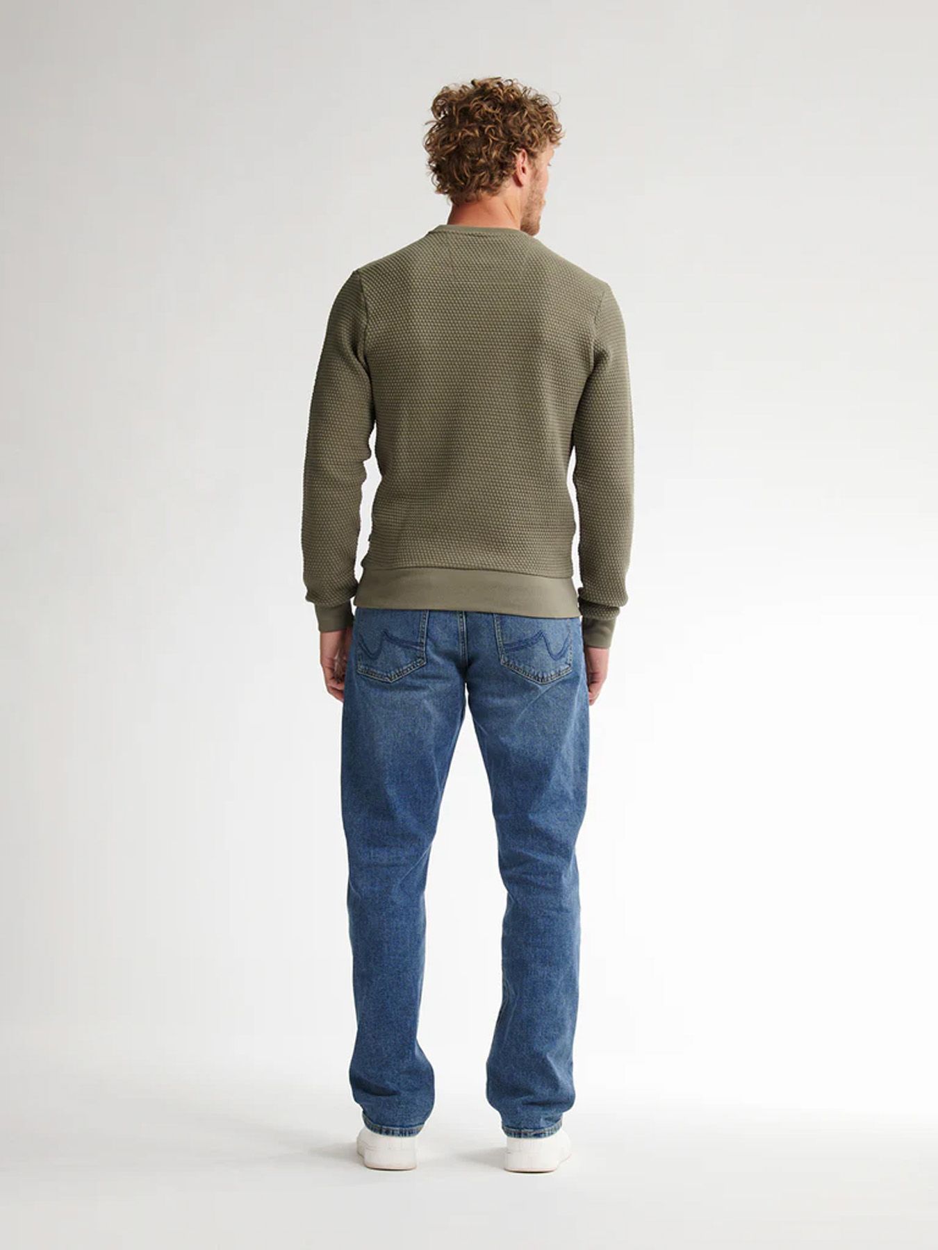 Petrol Industries Men Sweater Round Neck 6174 mossy stone 2900158526088 Petrol Industries Men Sweater Round Neck 6174 mossy stone 2900158526088