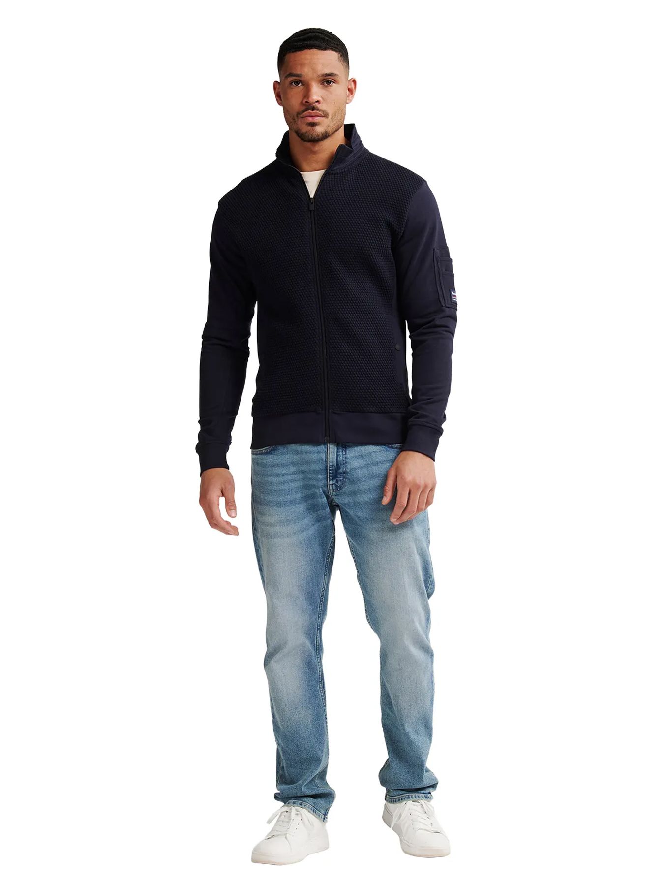 Petrol Industries Men Sweater Collar Zip 5092 royal navy 2900158527092