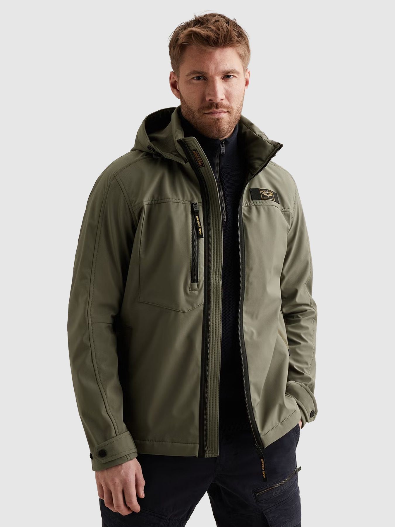 Pme Legend Semi long jacket SUCCESSOR - 3L So Dusty Olive 00114260-6414
