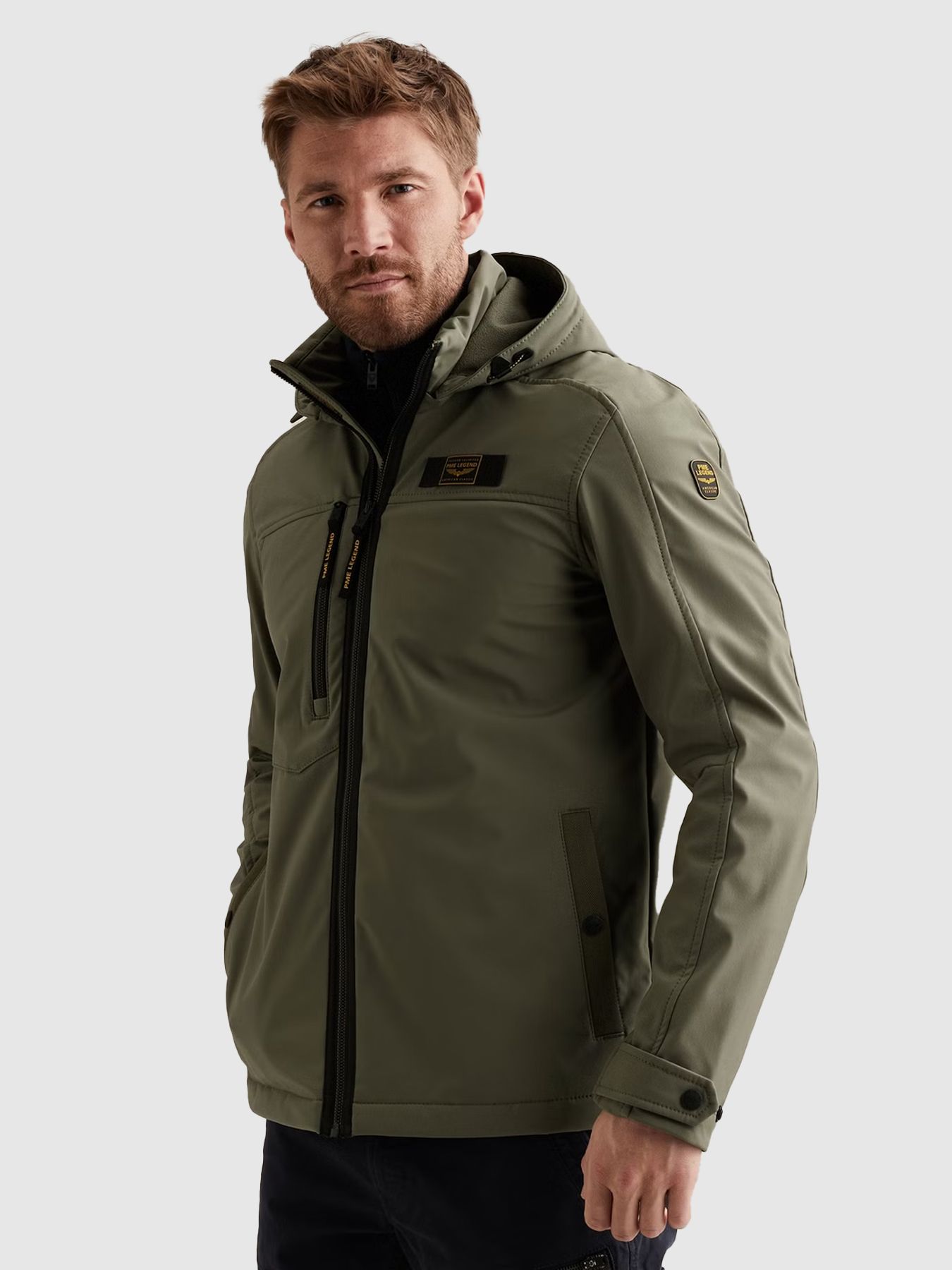Pme Legend Semi long jacket SUCCESSOR - 3L So Dusty Olive 00114260-6414