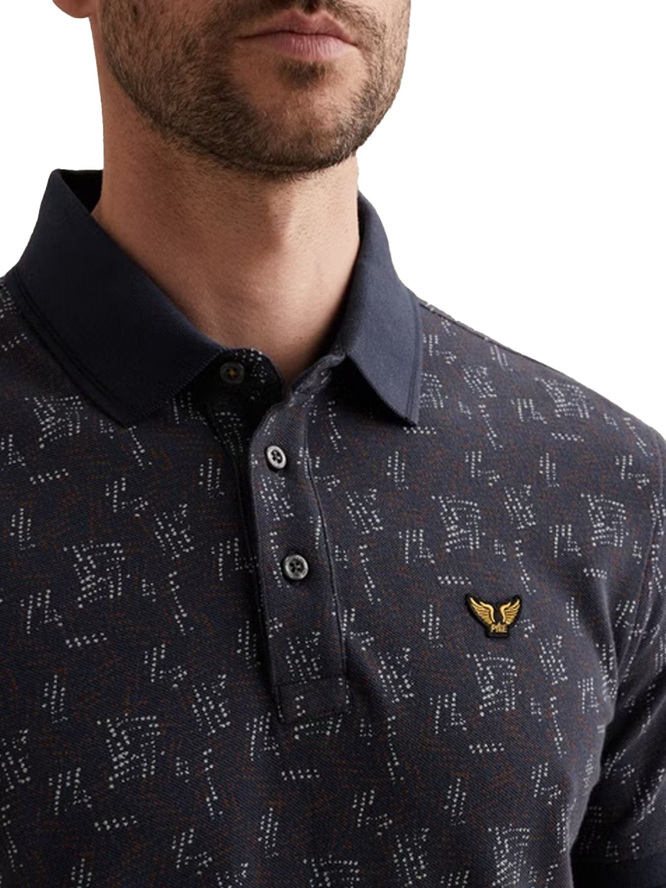 Pme Legend Short sleeve polo fine pique all o Mood Indigo 2900158540039