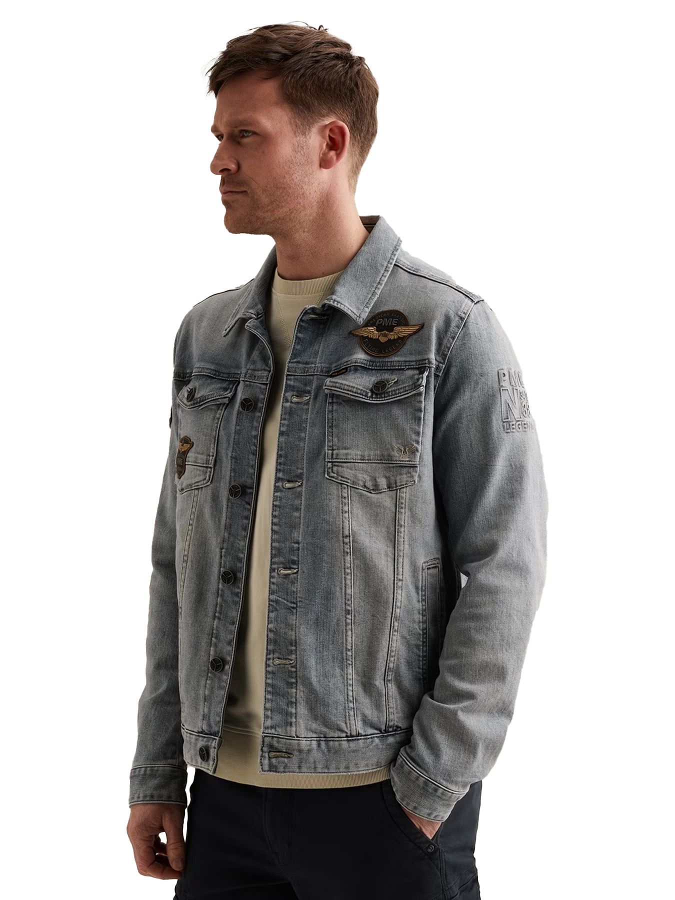 Pme Legend DENIM JACKET SUMMER BLUE TONE Summer Blue Tone 2900158545034