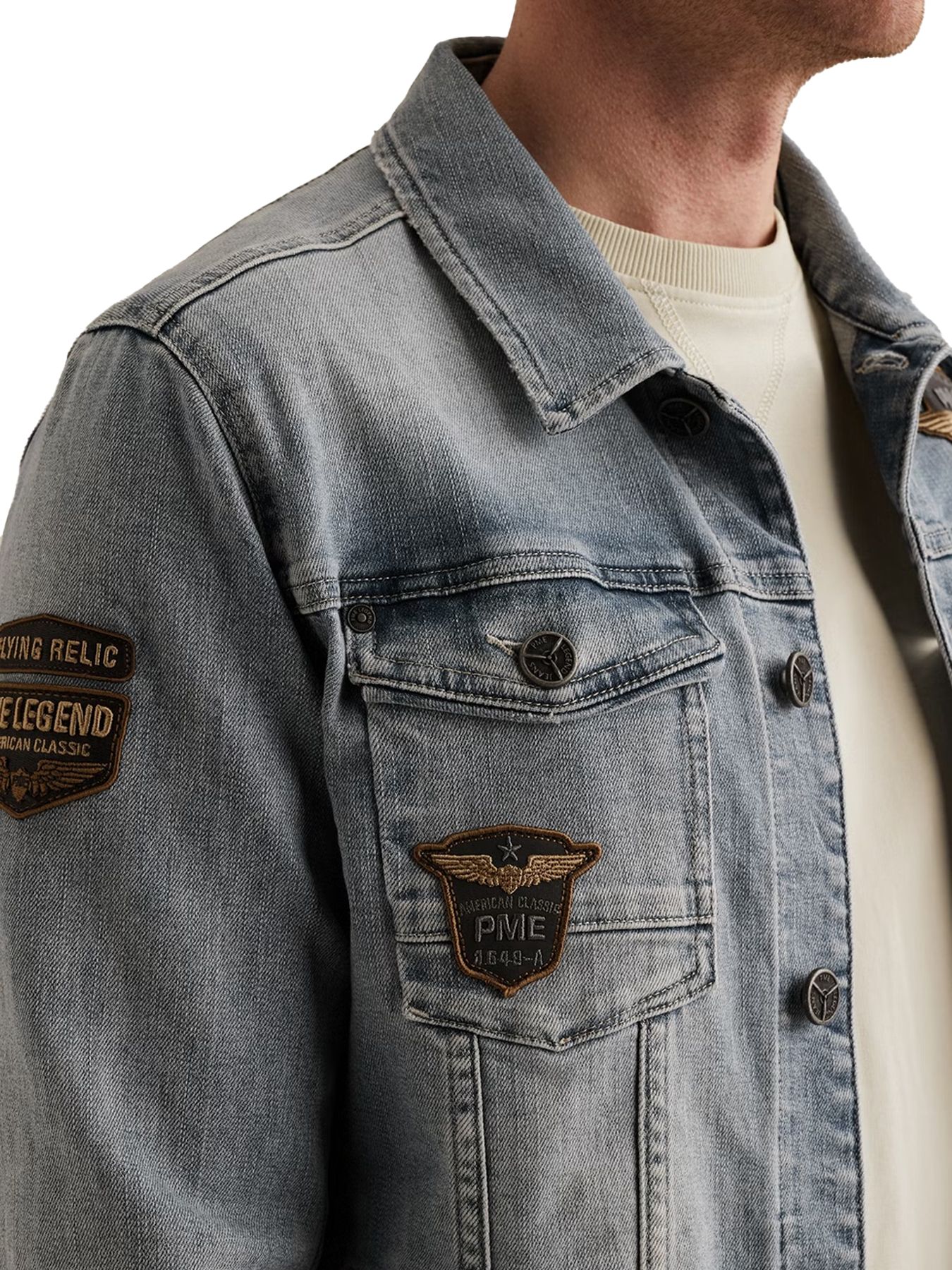 Pme Legend DENIM JACKET SUMMER BLUE TONE Summer Blue Tone 2900158545034