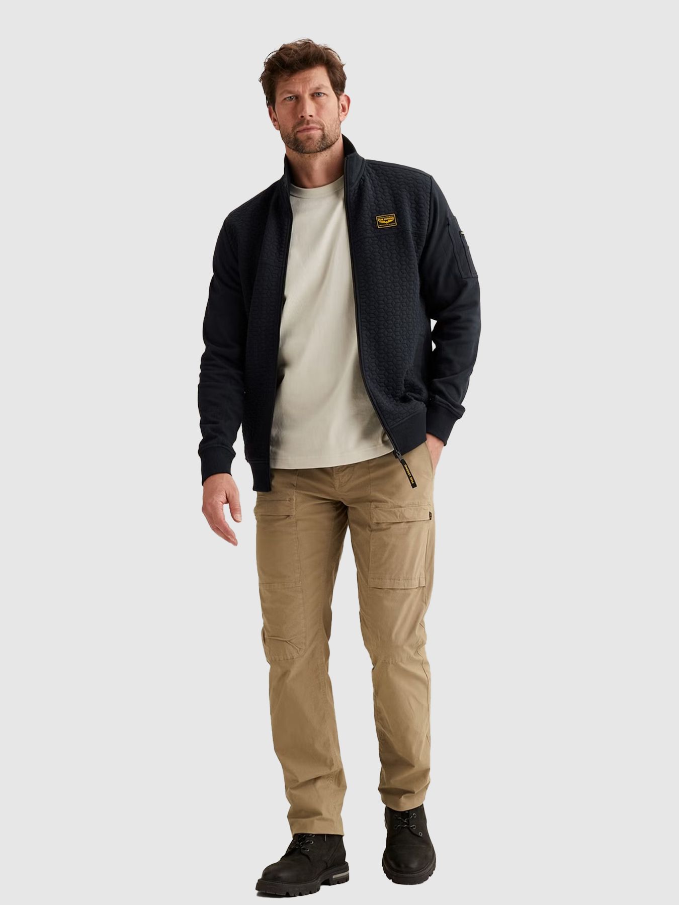 Pme Legend Zip jacket jacquard interlock fren Salute 2900158550021