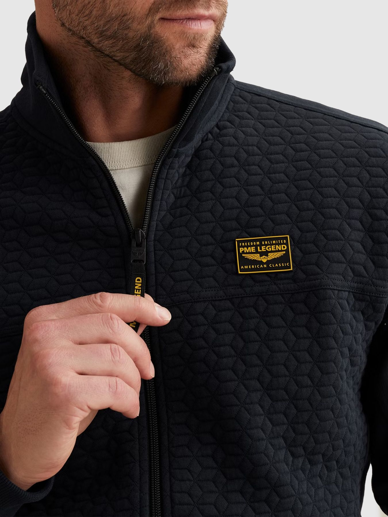 Pme Legend Zip jacket jacquard interlock fren Salute 2900158550021