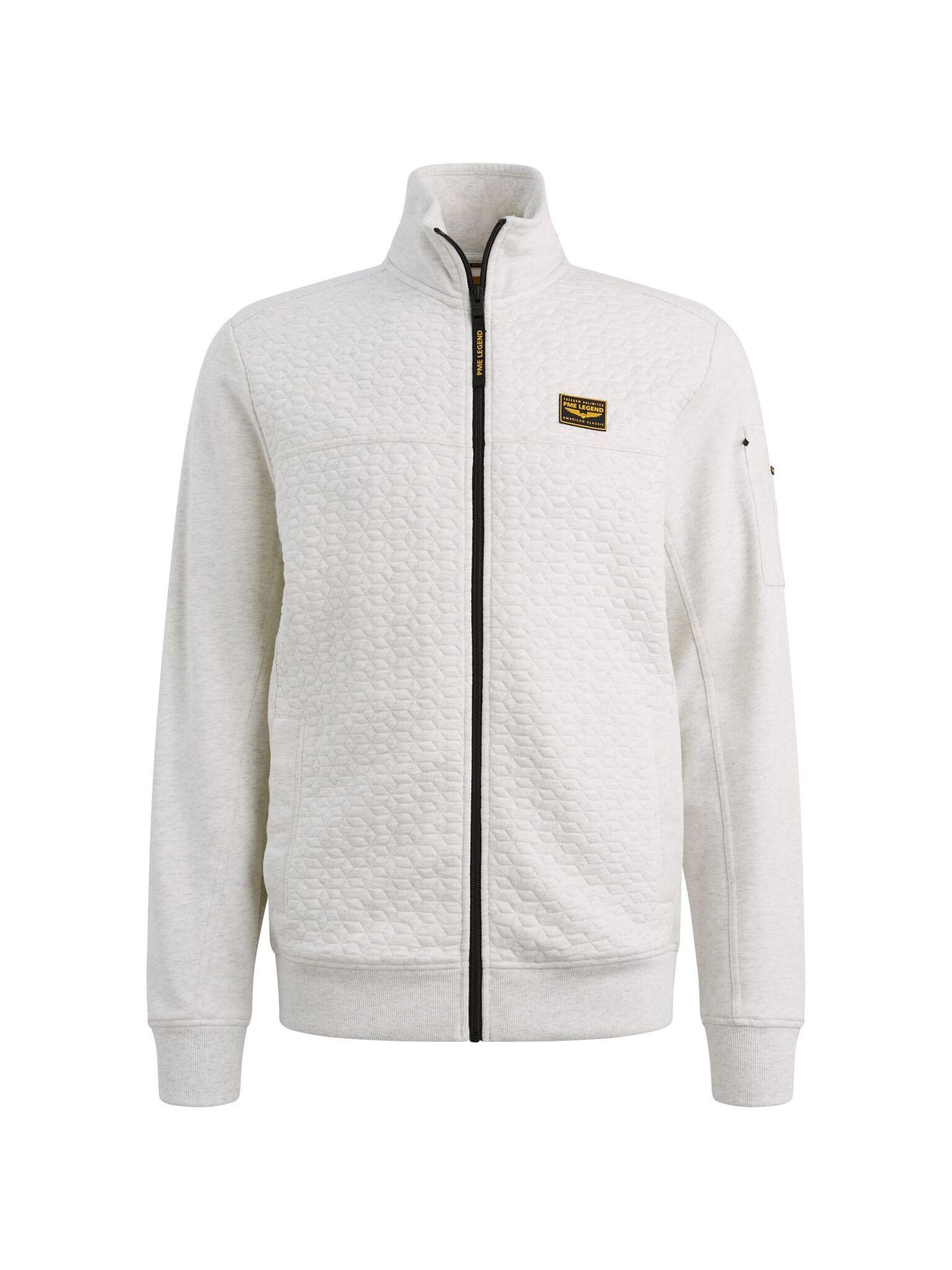 Pme Legend Zip jacket jacquard interlock fren Bone White Melee 2900158549049