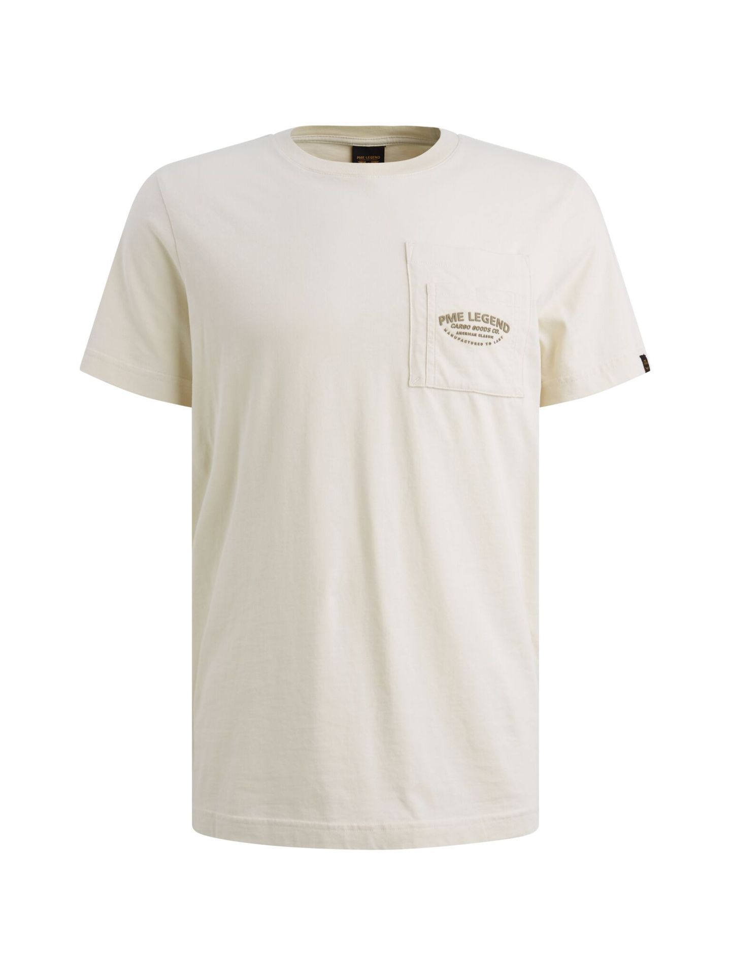Pme Legend Short sleeve r-neck play heavy jer Bone White 00114276-7013
