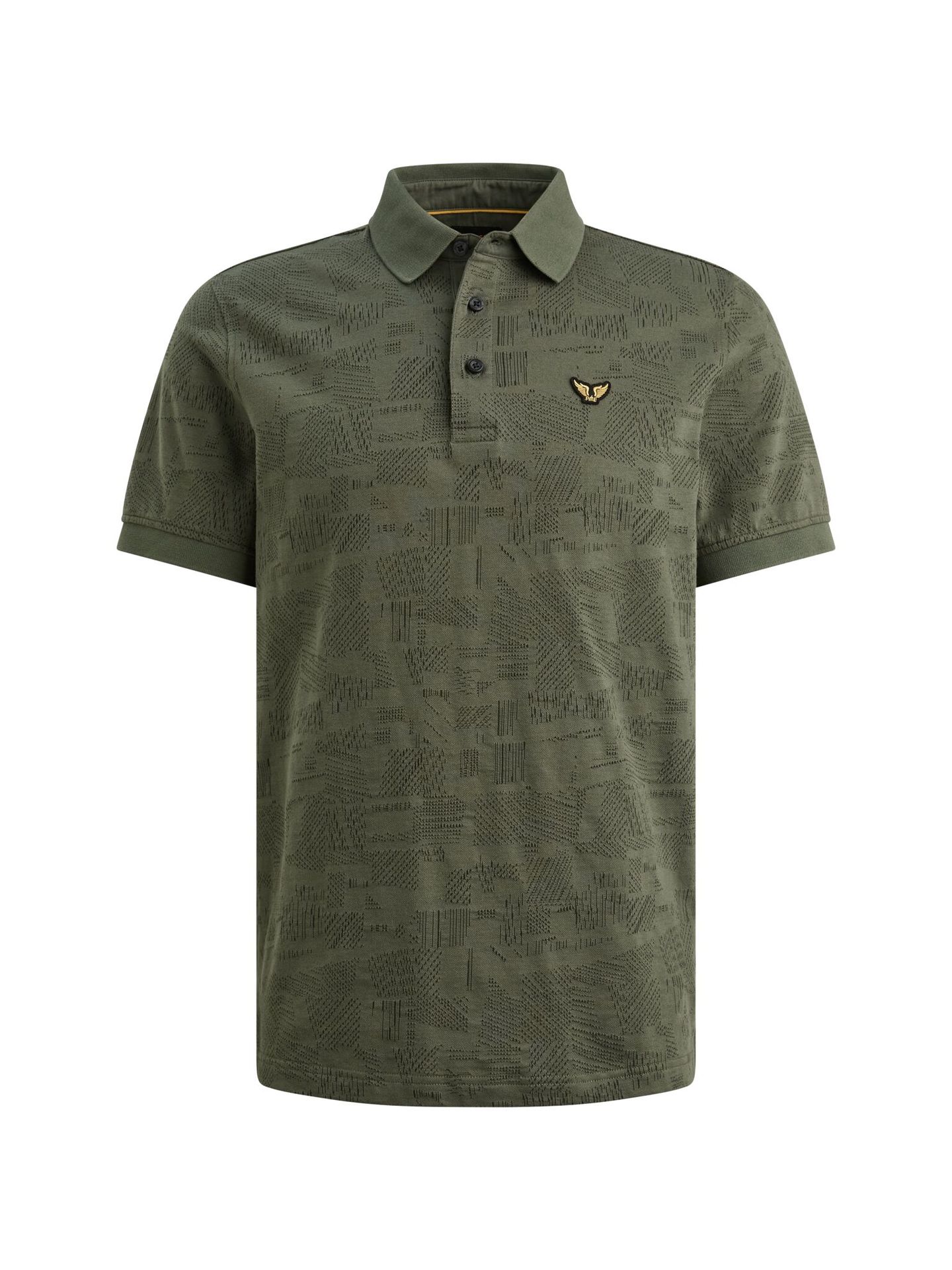 Pme Legend Short sleeve polo jacquard jersey Thyme 2900158576021