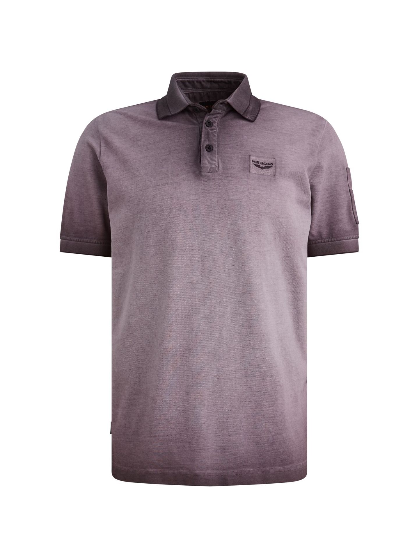 Pme Legend Short sleeve polo cold dye pique Moonscape 00114282-4323