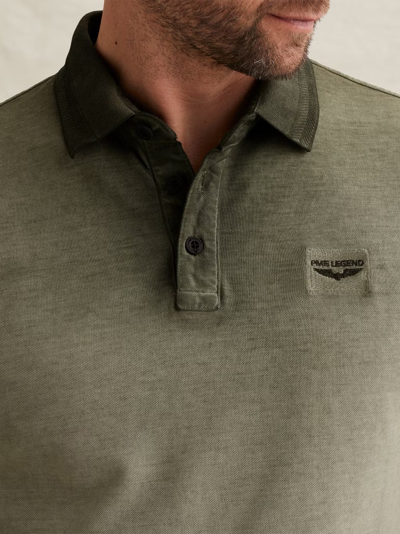 Pme Legend Short sleeve polo cold dye pique Thyme 2900158584057