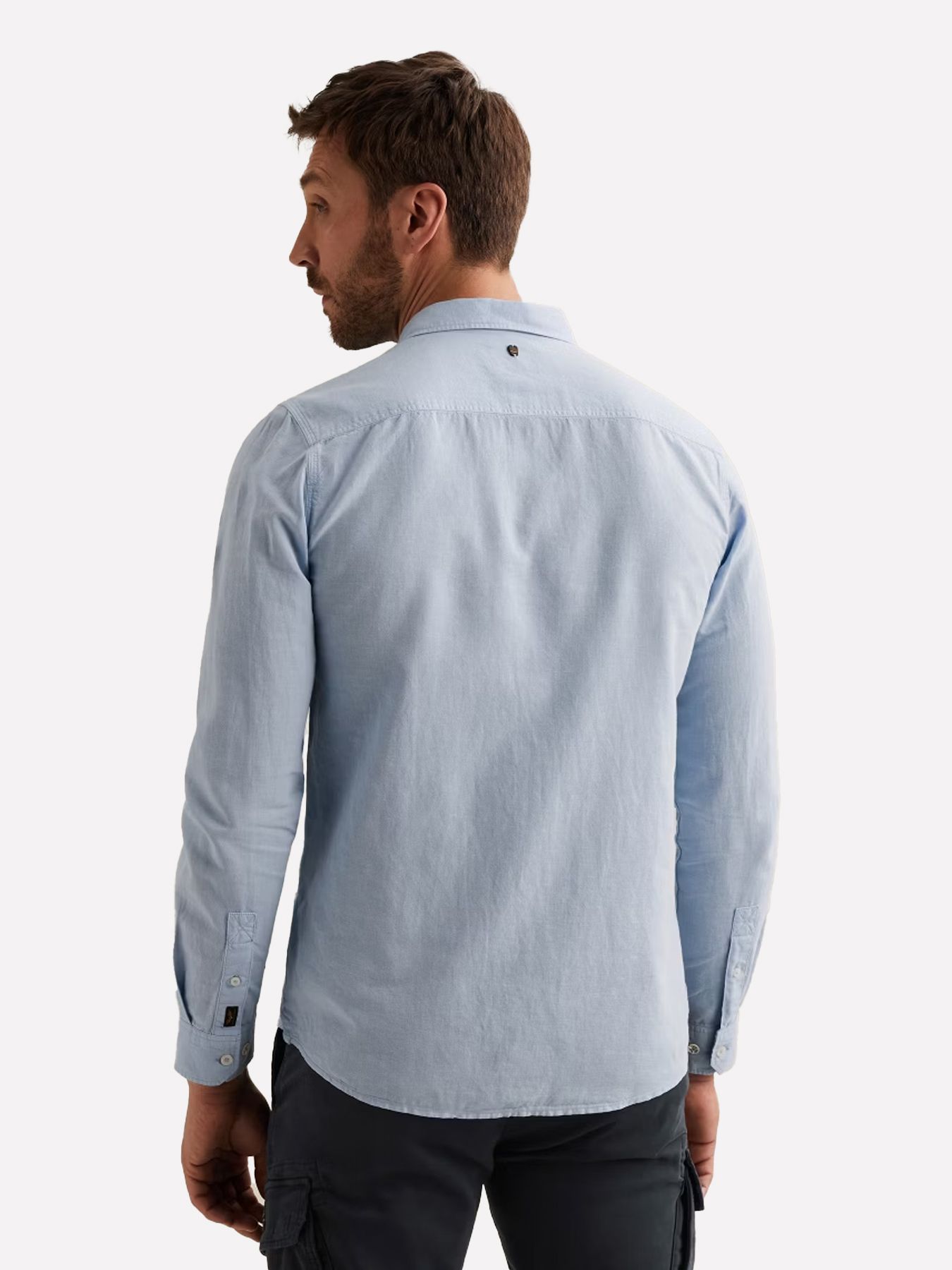 Pme Legend LONG SLEEVE SHIRT Ctn Linen garmen Placid Blue 2900158587041