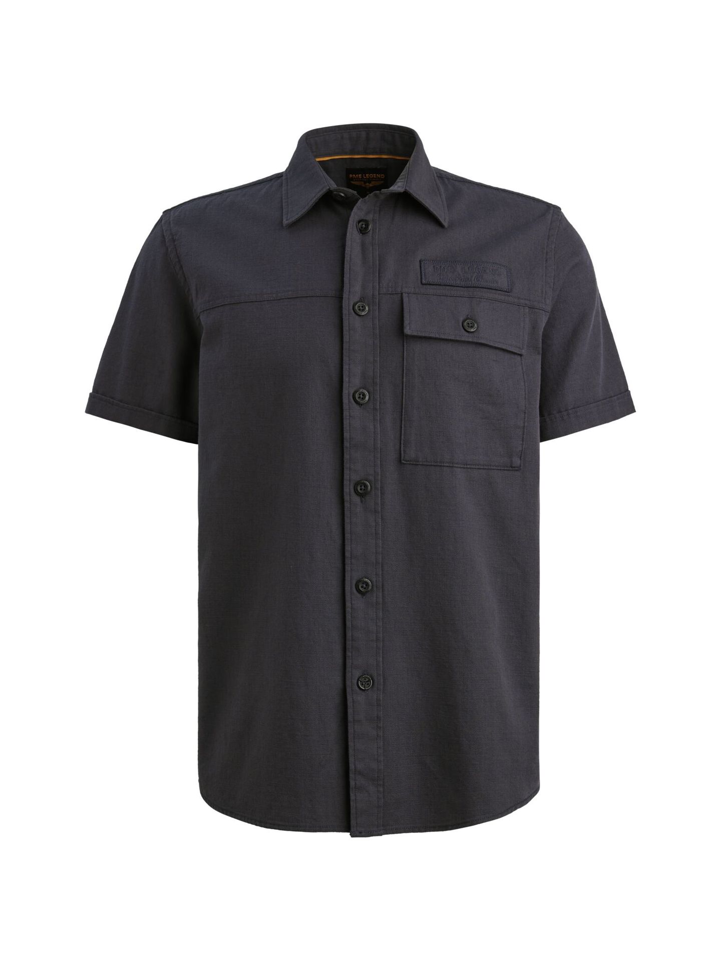 Pme Legend Short Sleeve Shirt Ctn Slub Graphite 2900158591017