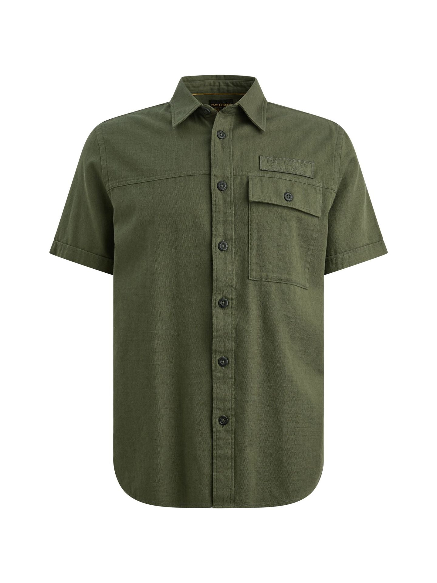 Pme Legend Short Sleeve Shirt Ctn Slub Thyme 2900158592045