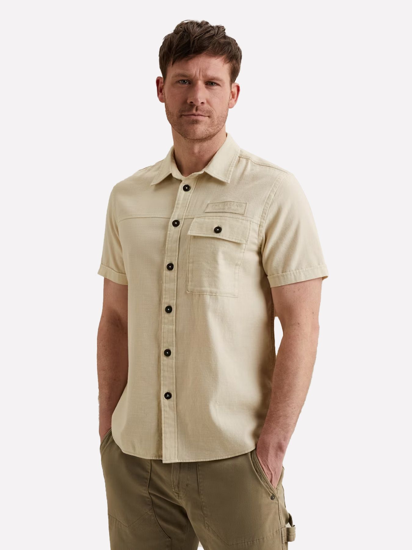 Short Sleeve Shirt Ctn Slub