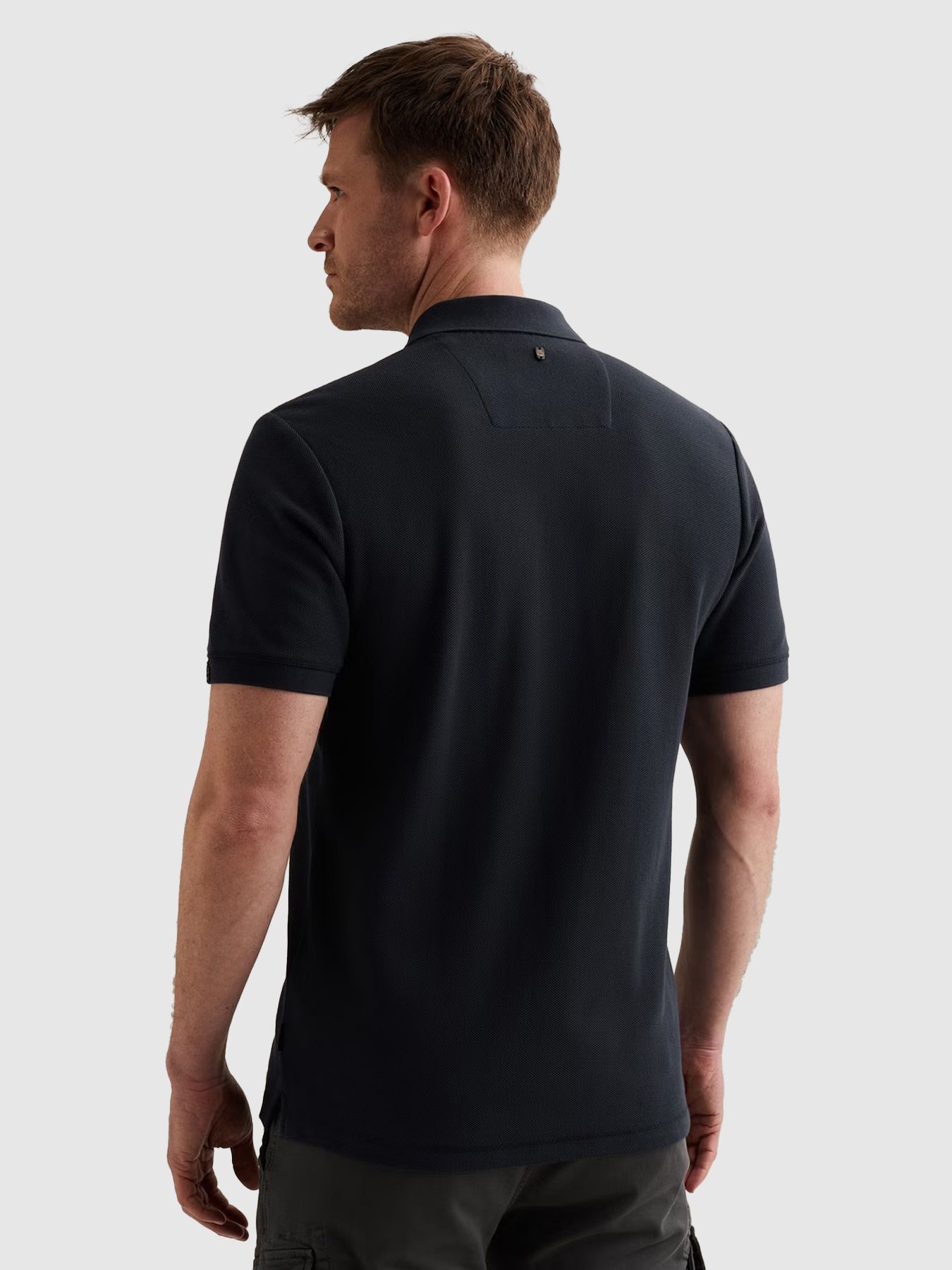 Pme Legend Short sleeve polo waffle structure Mood Indigo 2900158598054