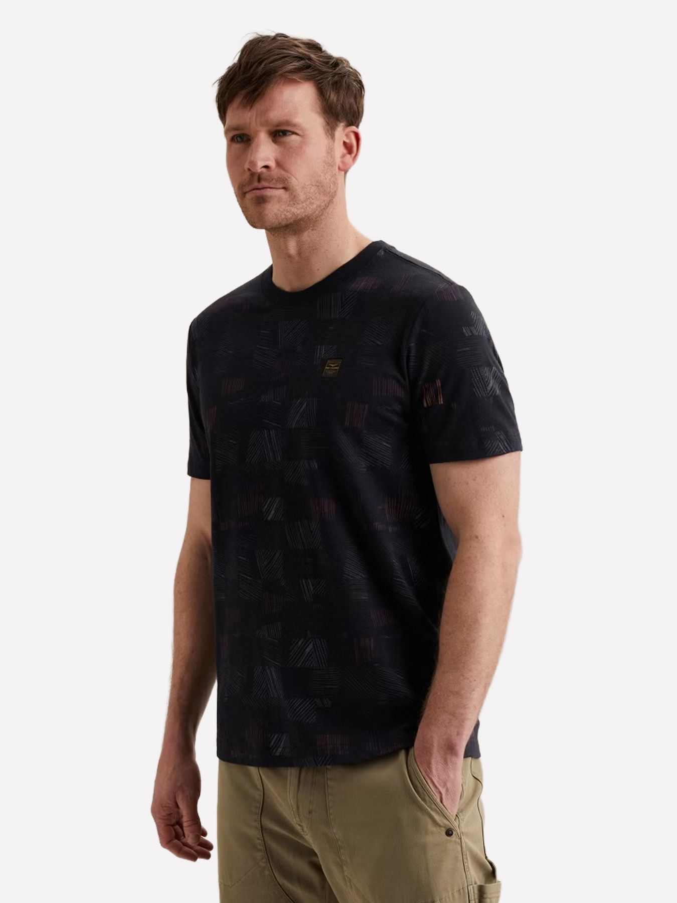 Pme Legend Short sleeve r-neck aop cotton slu Salute 2900166551041