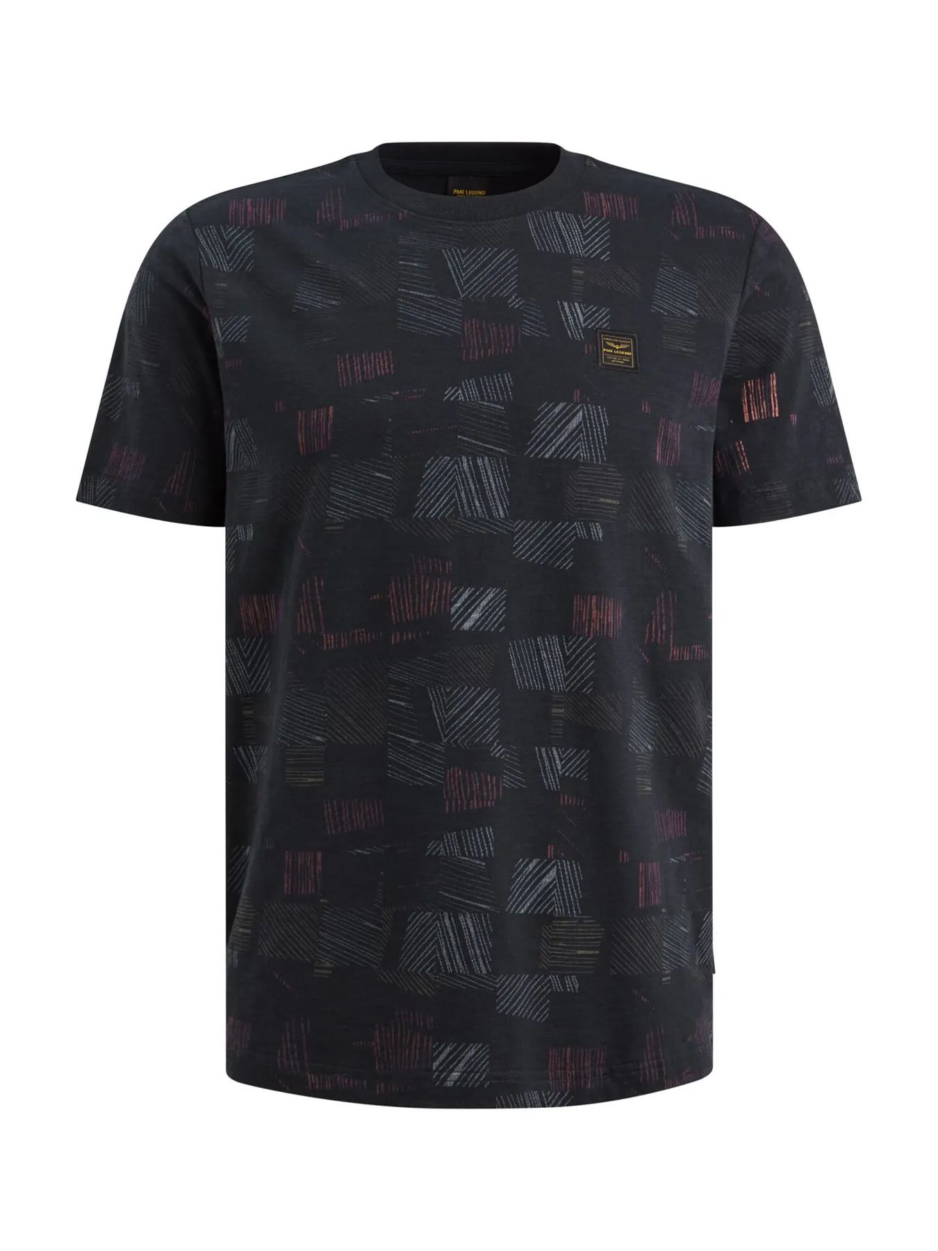 Pme Legend Short sleeve r-neck aop cotton slu Salute 2900166551041