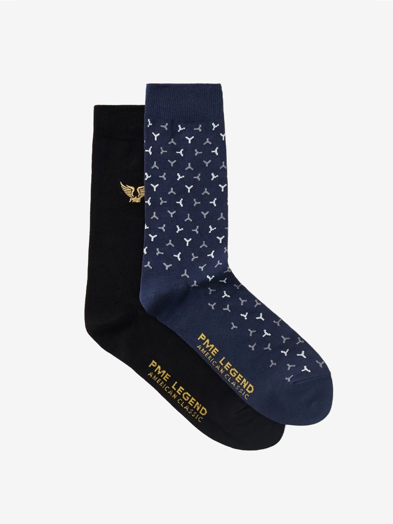 Pme Legend Socks Cotton blend 2-pack Graphite 2900158616017