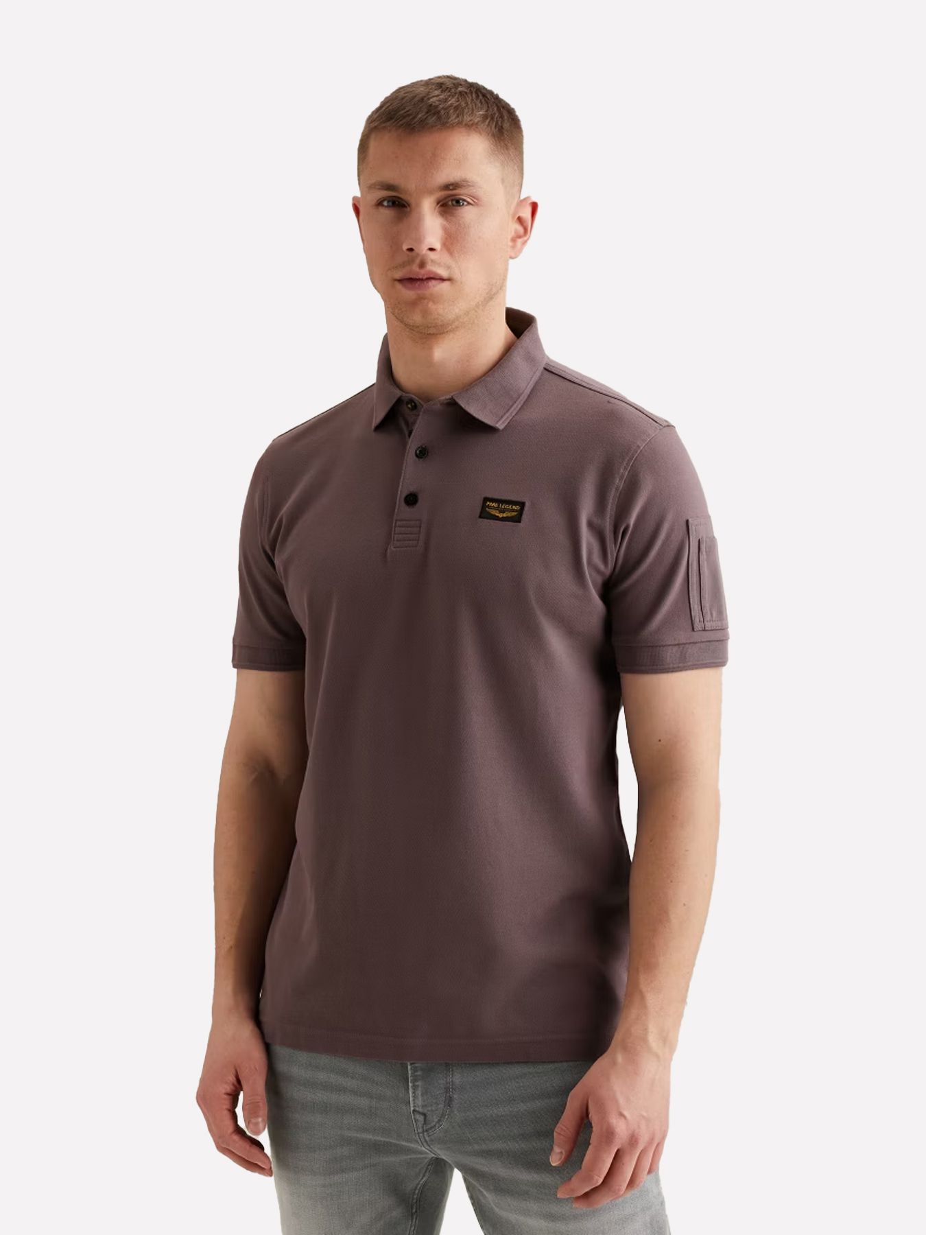 Pme Legend Short sleeve polo American Classic Moonscape 00114309-4323