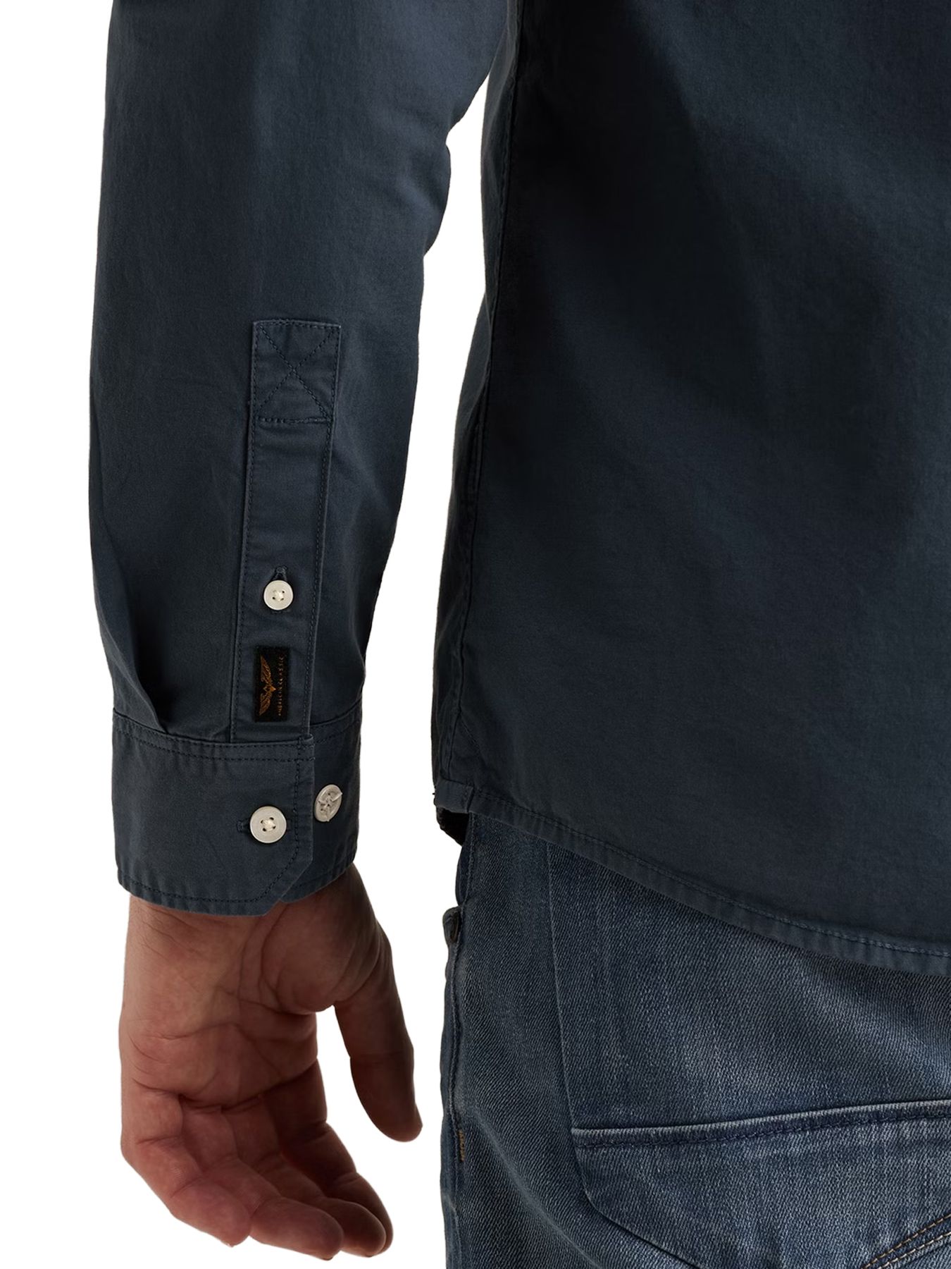 Pme Legend LONG SLEEVE SHIRT American Classic Dark Denim 2900158661024