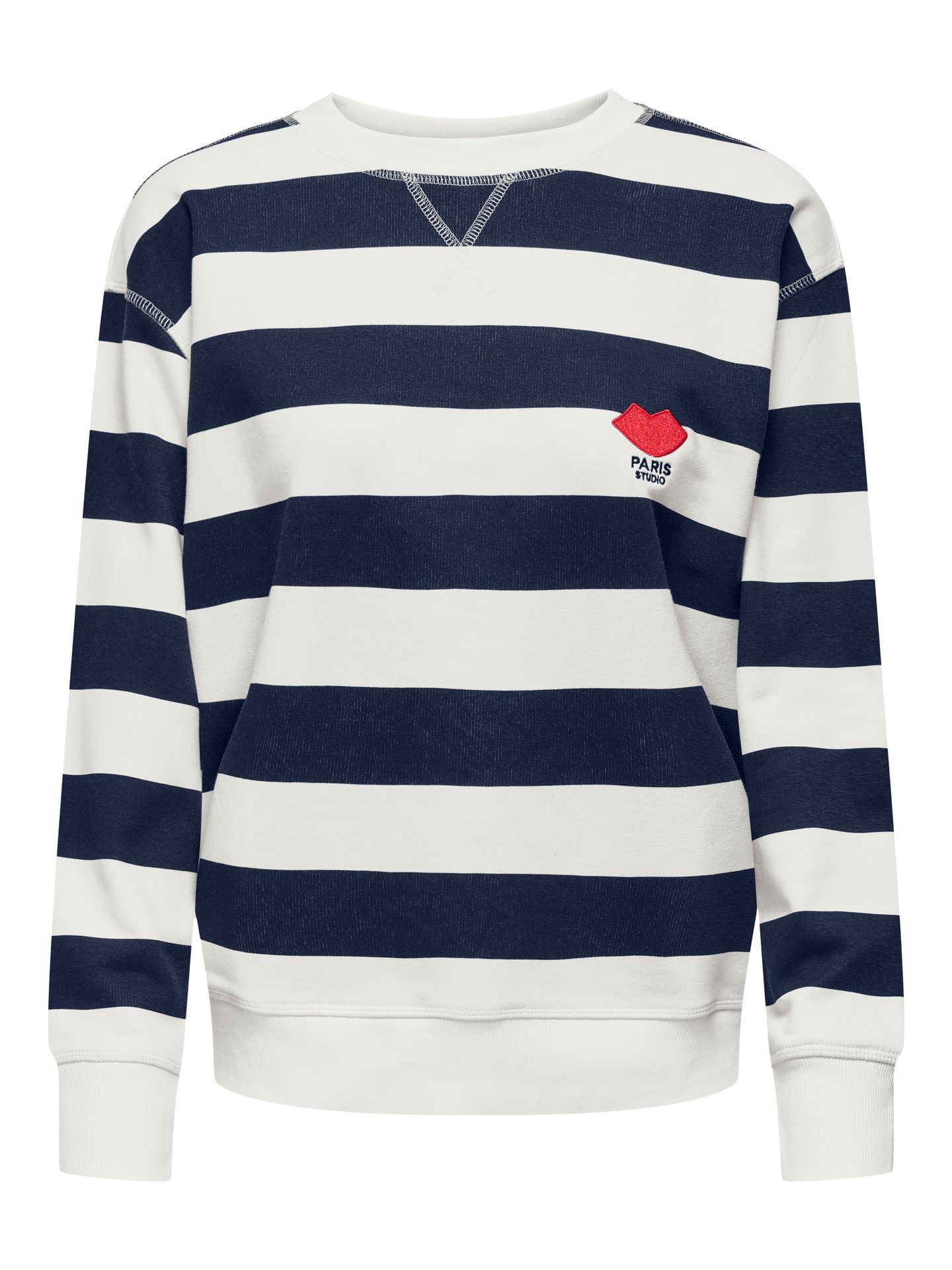 JDY JDYBOOGIE L/S SWEAT JRS Cloud Dancer/NATURE LEO 00114318-EKA26011400000933