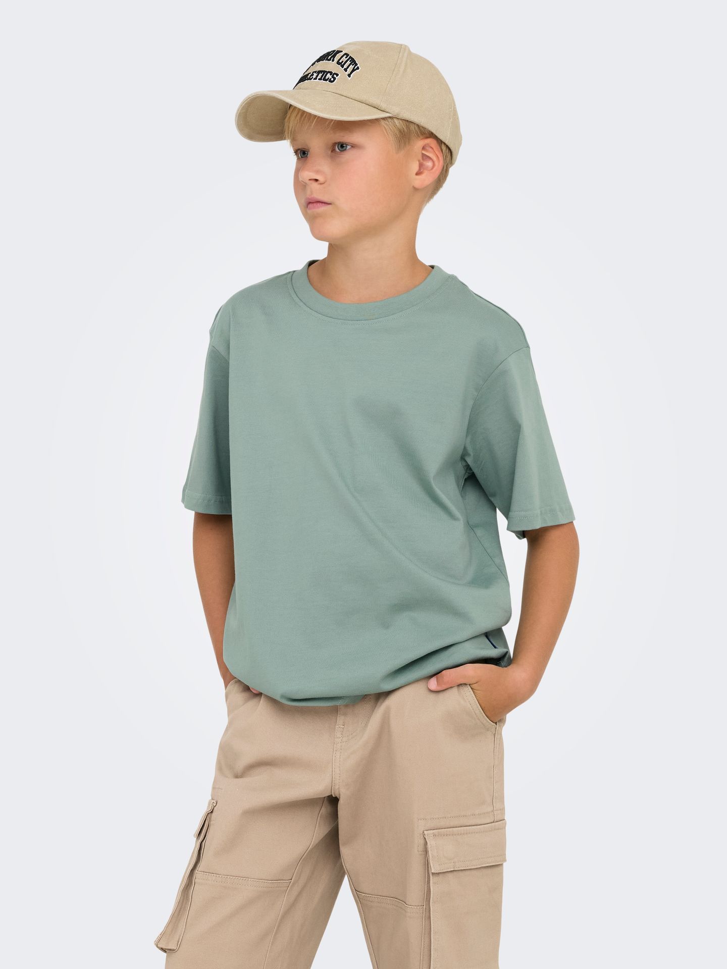 Only & Sons OSJFRED LIFE RLX SS TEE JRS NOOS Chinois Green 2900158676011