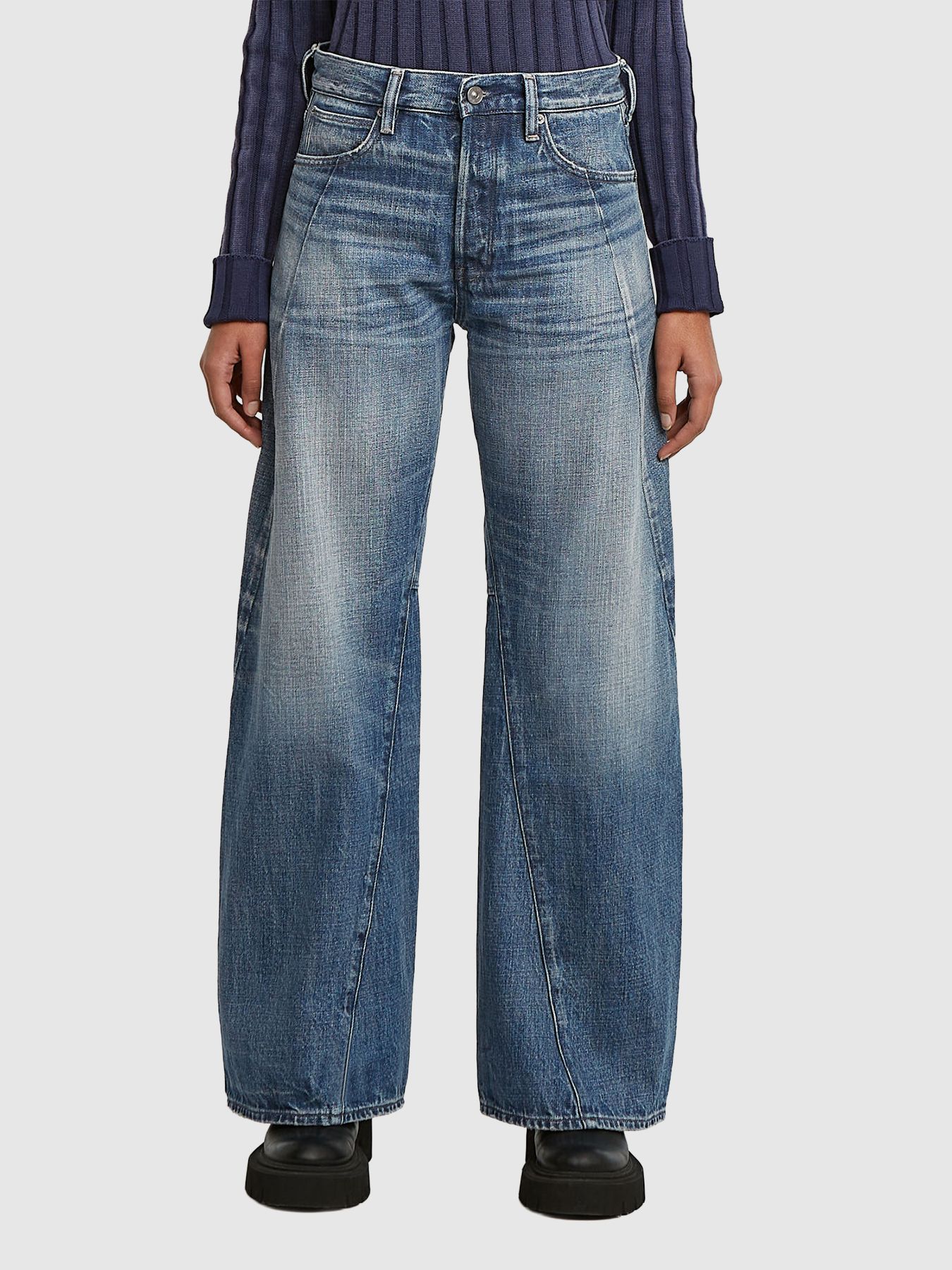 G-star Raw Contor 3D Wide Wmn H465 faded typhoon 00114333-EKA07001300000230