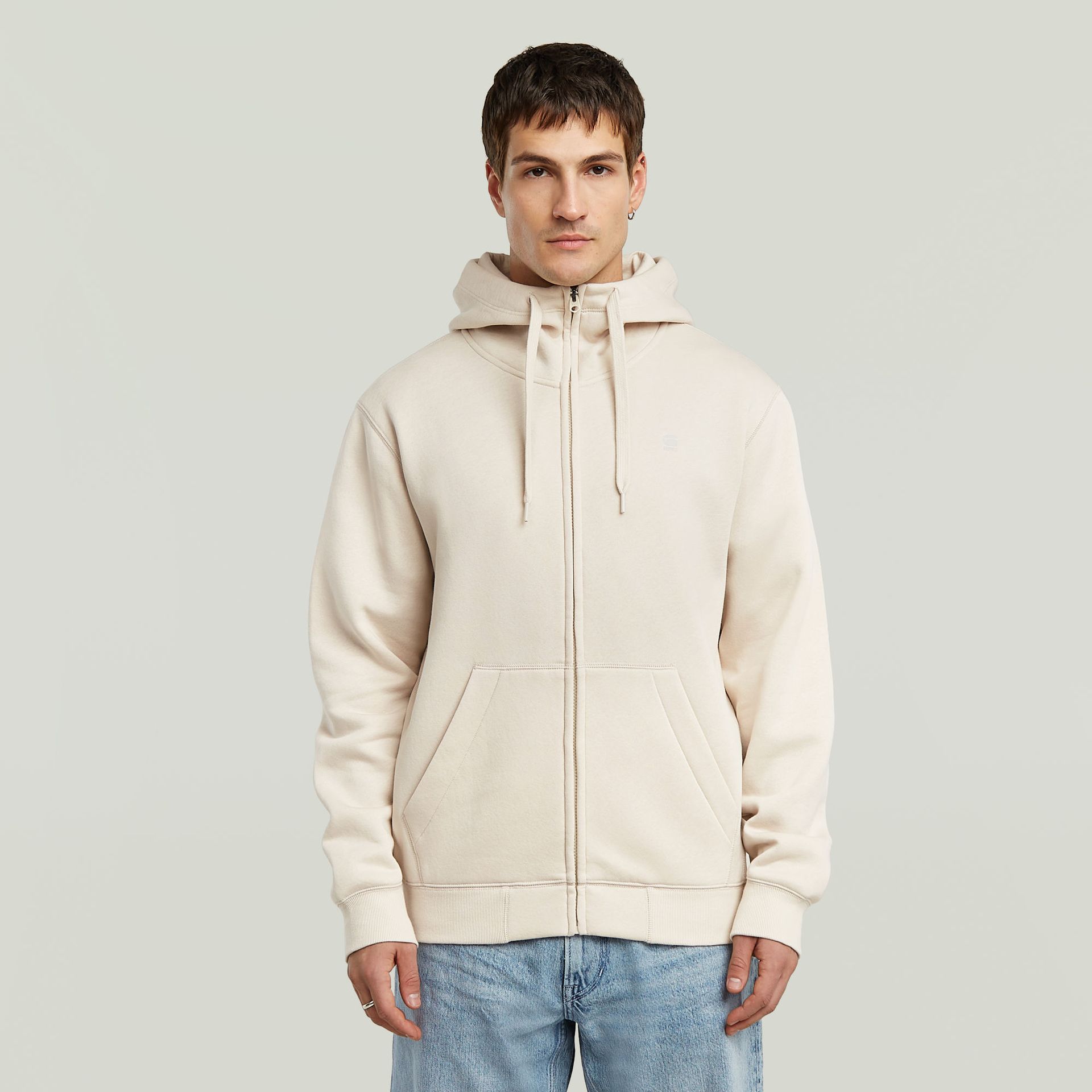 G-star Raw Premium core hdd zip sw l\s 1603 whitebait 00114337-EKA07001300000140