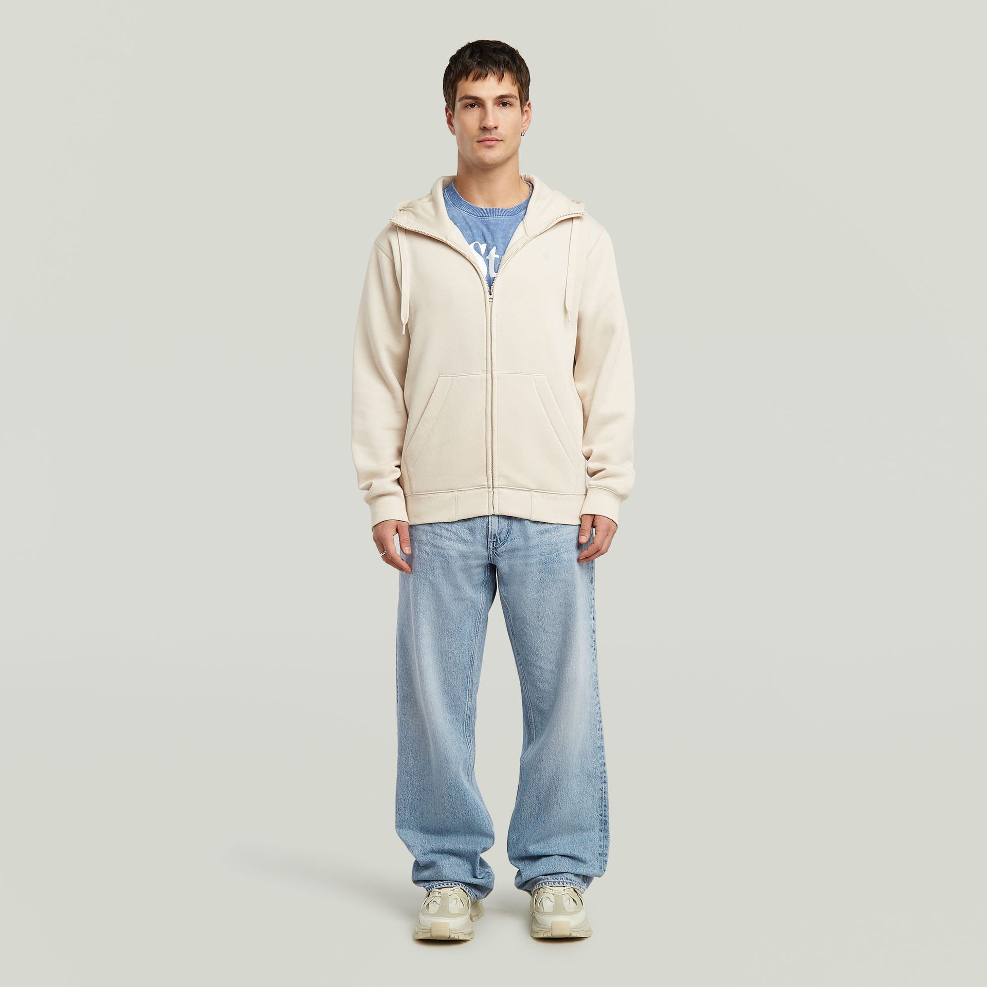 G-star Raw Premium core hdd zip sw l\s 1603 whitebait 2900158713037