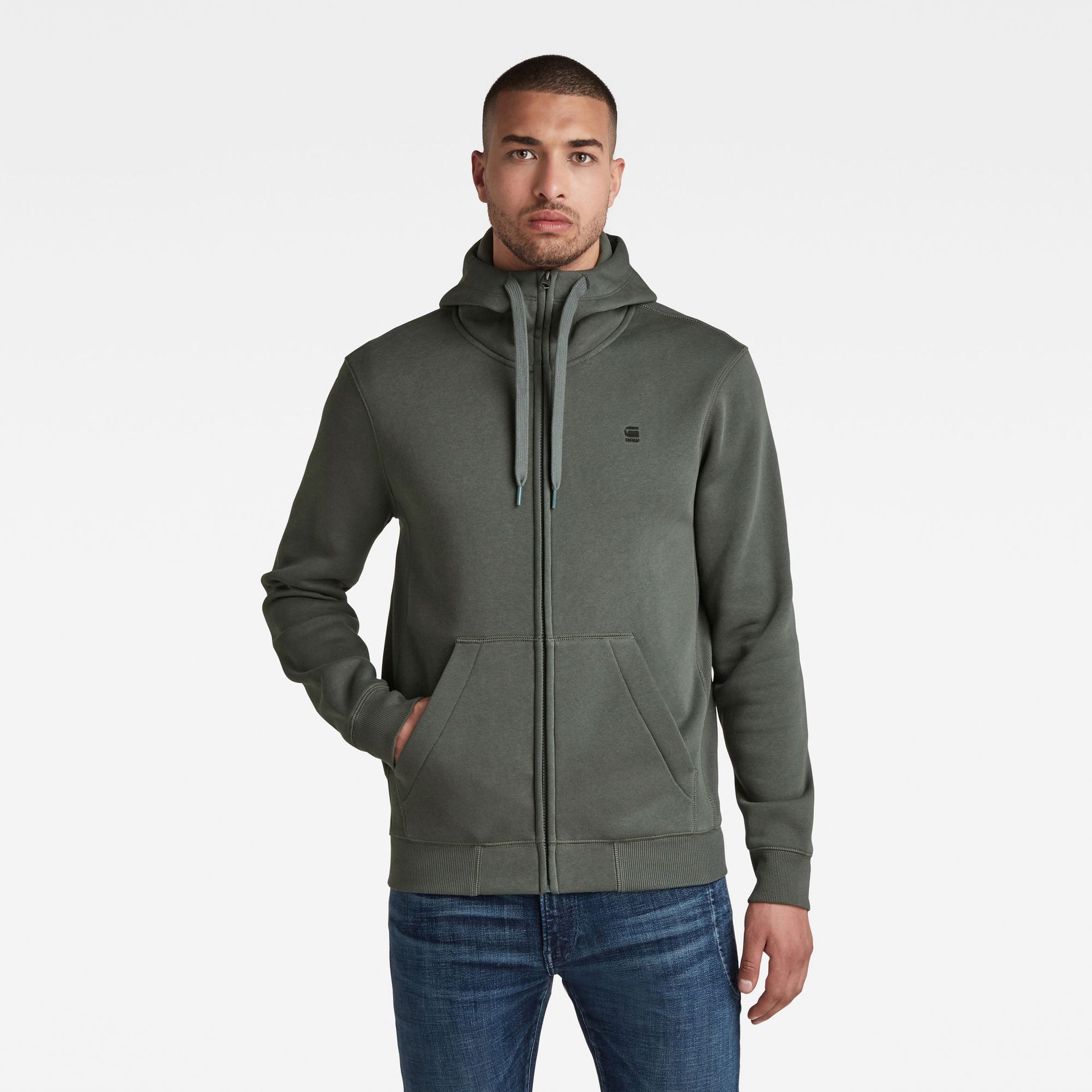 G-star Raw Premium core hdd zip sw l\s 996 graphite 00114337-EKA07001300000231